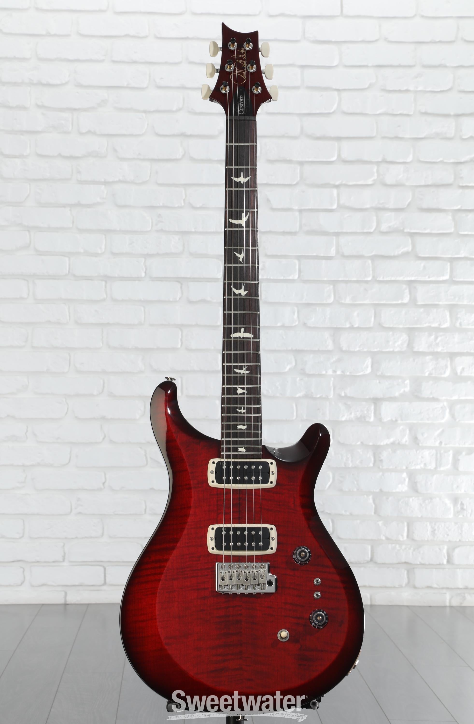 PRS S2 Custom 24-08 Electric Guitar - Fire Red Burst
