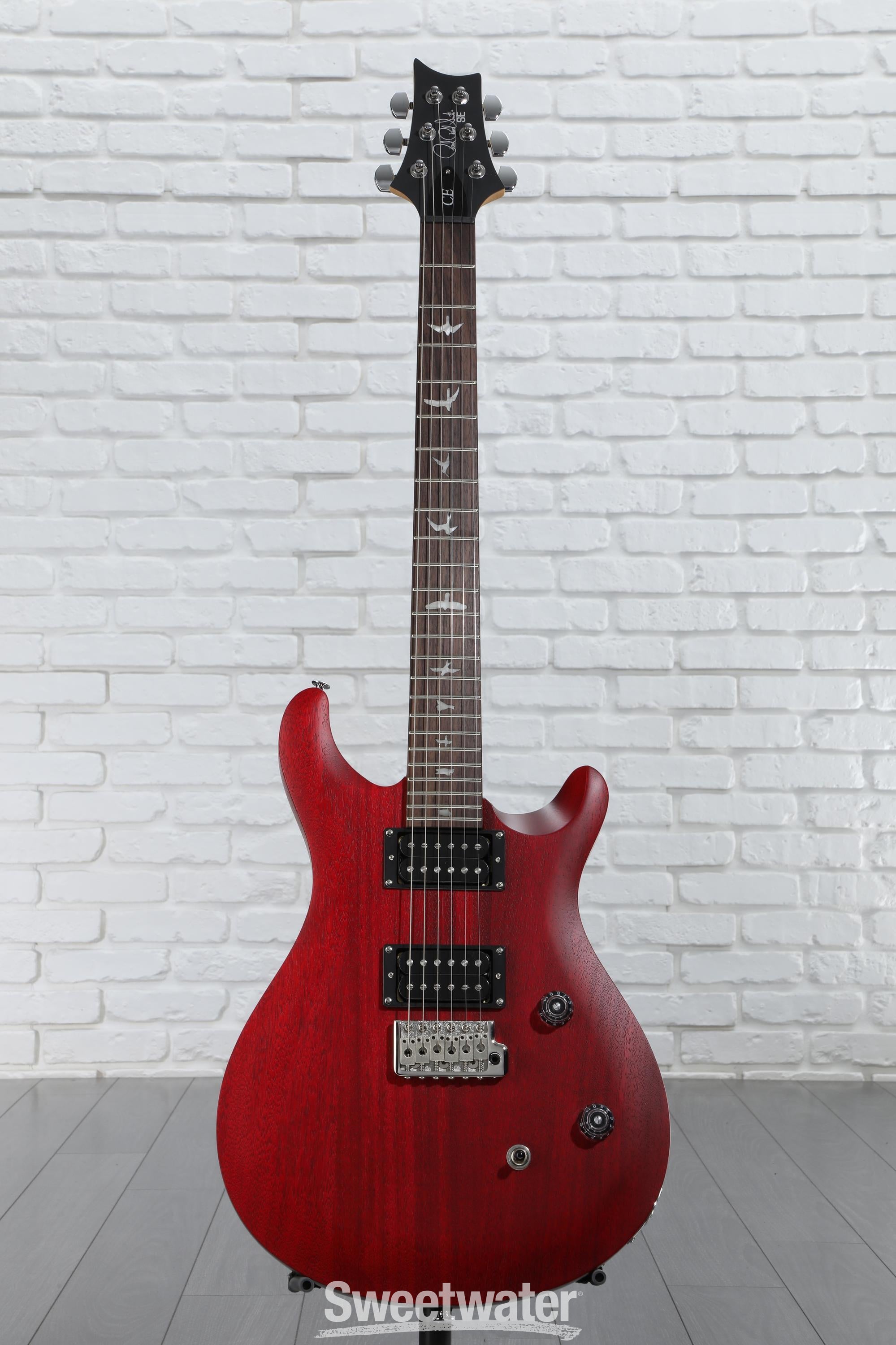 ギター PRS SE Standard24 red PRS Standard 24 Satin Electric Guitar - Satin Red Apple