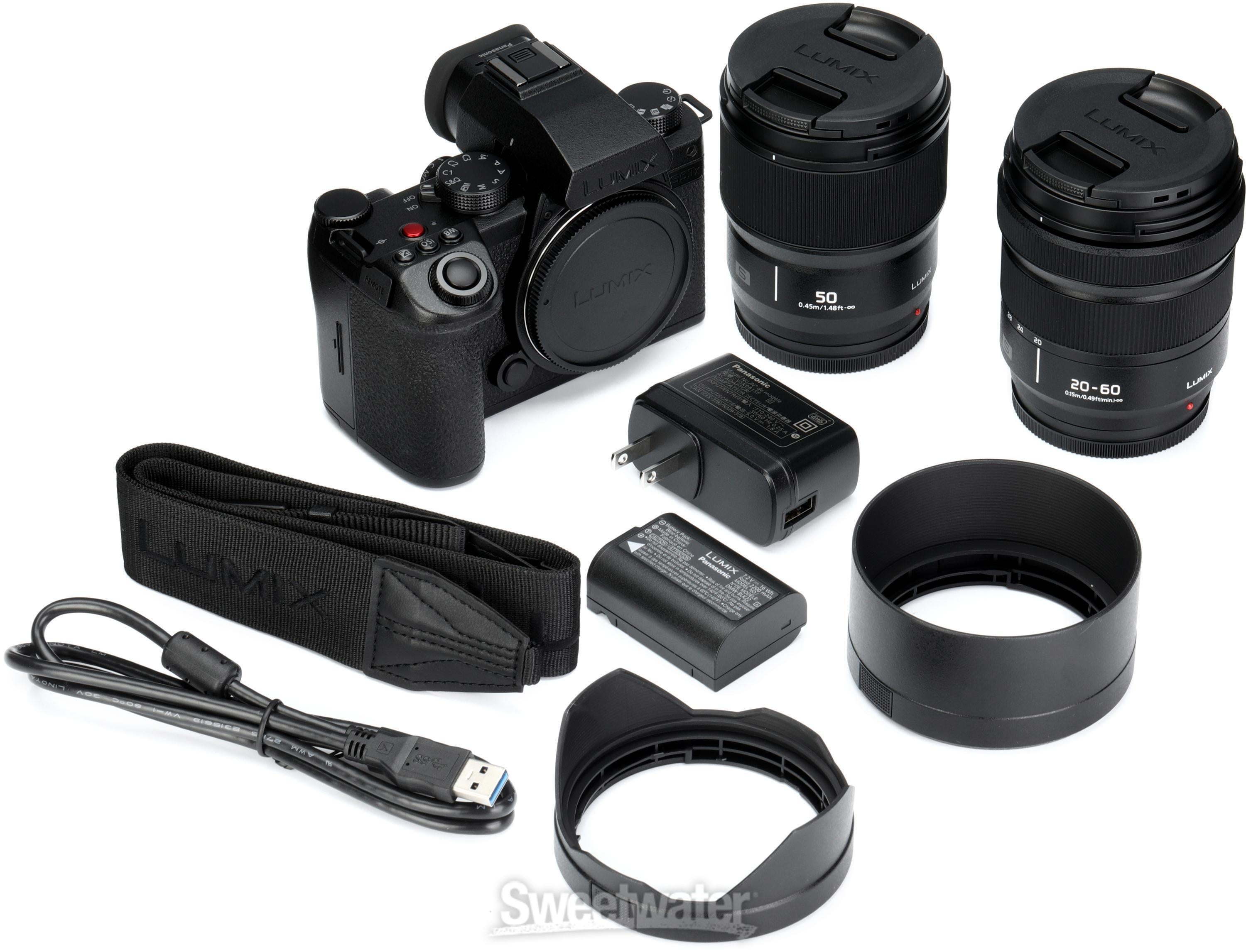 Lumix　S5iix 　ダブルレンズキット　20-60mm 50mm Amazon.com : Panasonic Lumix S5 IIX Mirrorless Camera with