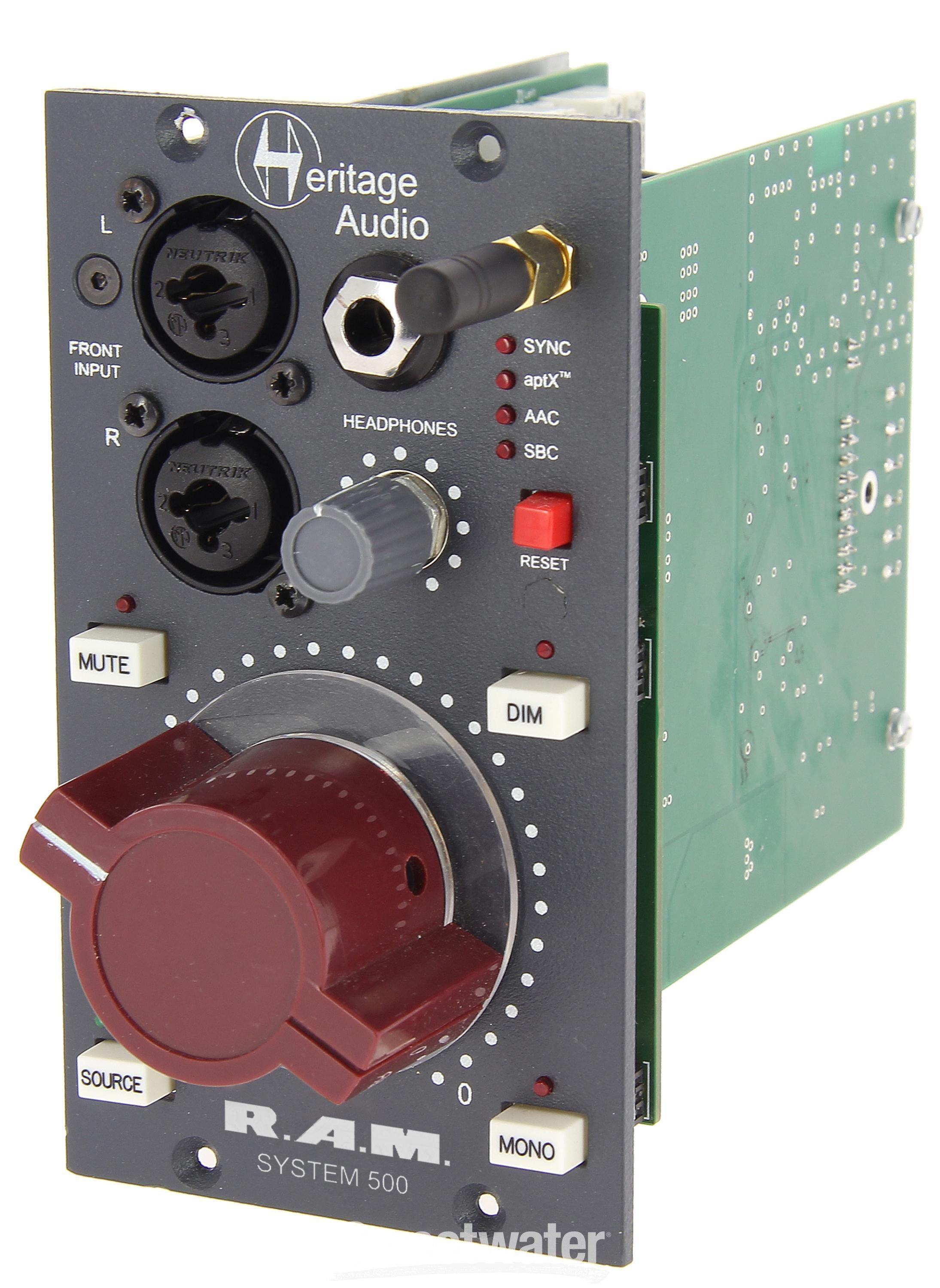 Heritage Audio RAM System 500 500 Series Monitoring Module