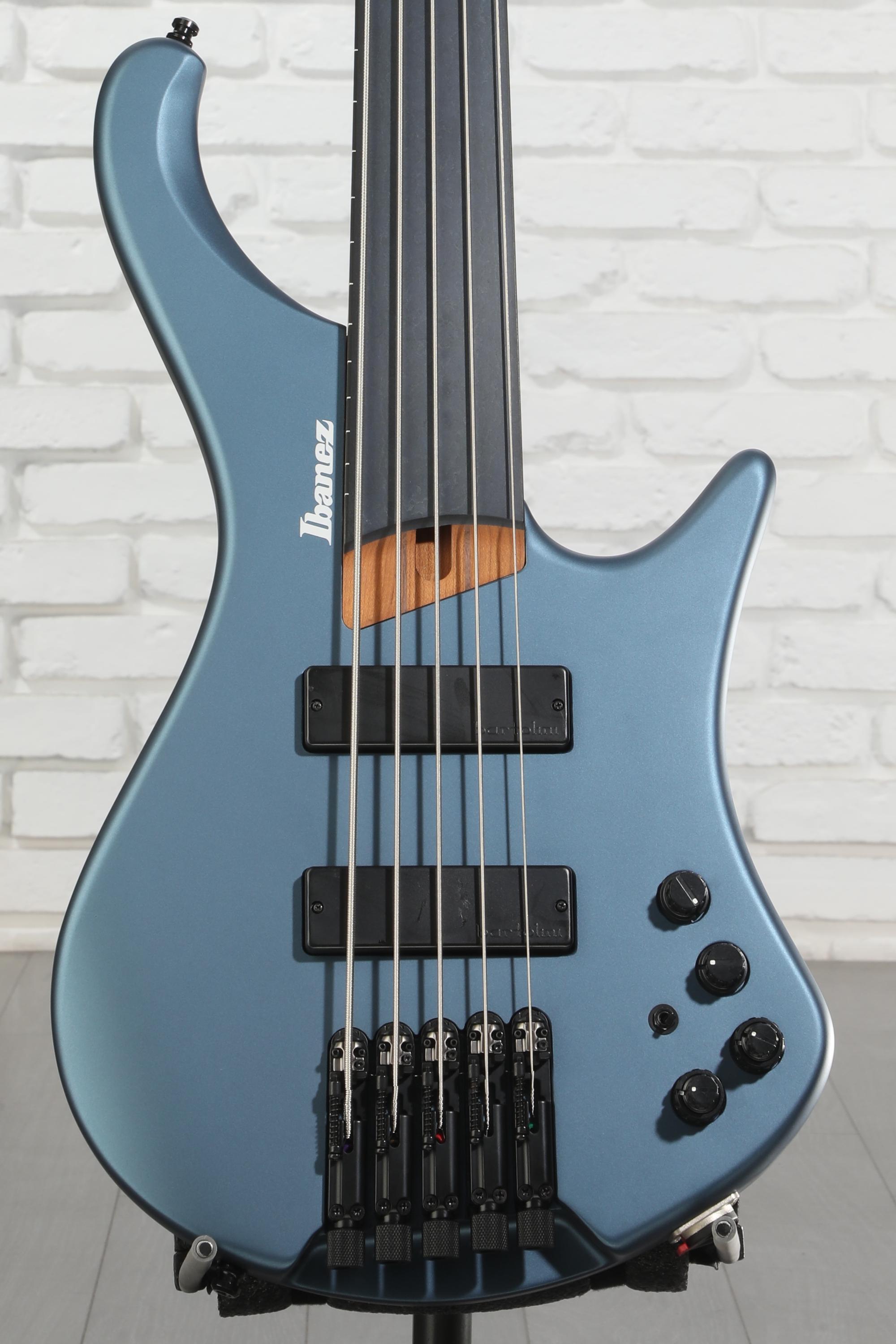 Ibanez Standard EHB1005F Fretless 5-string Bass Guitar - Arctic