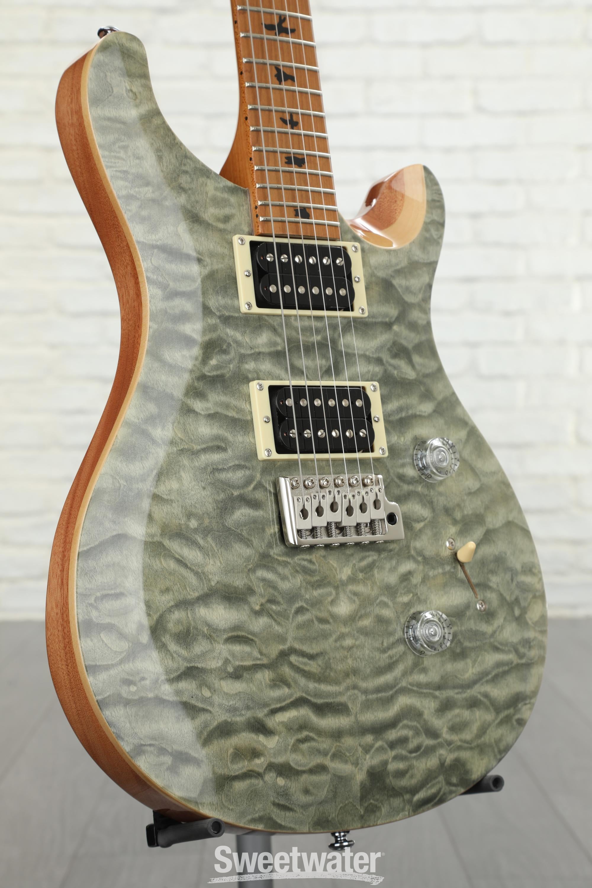 PRS SE Custom 24 Limited Edition - Trampas Green with Roasted 
