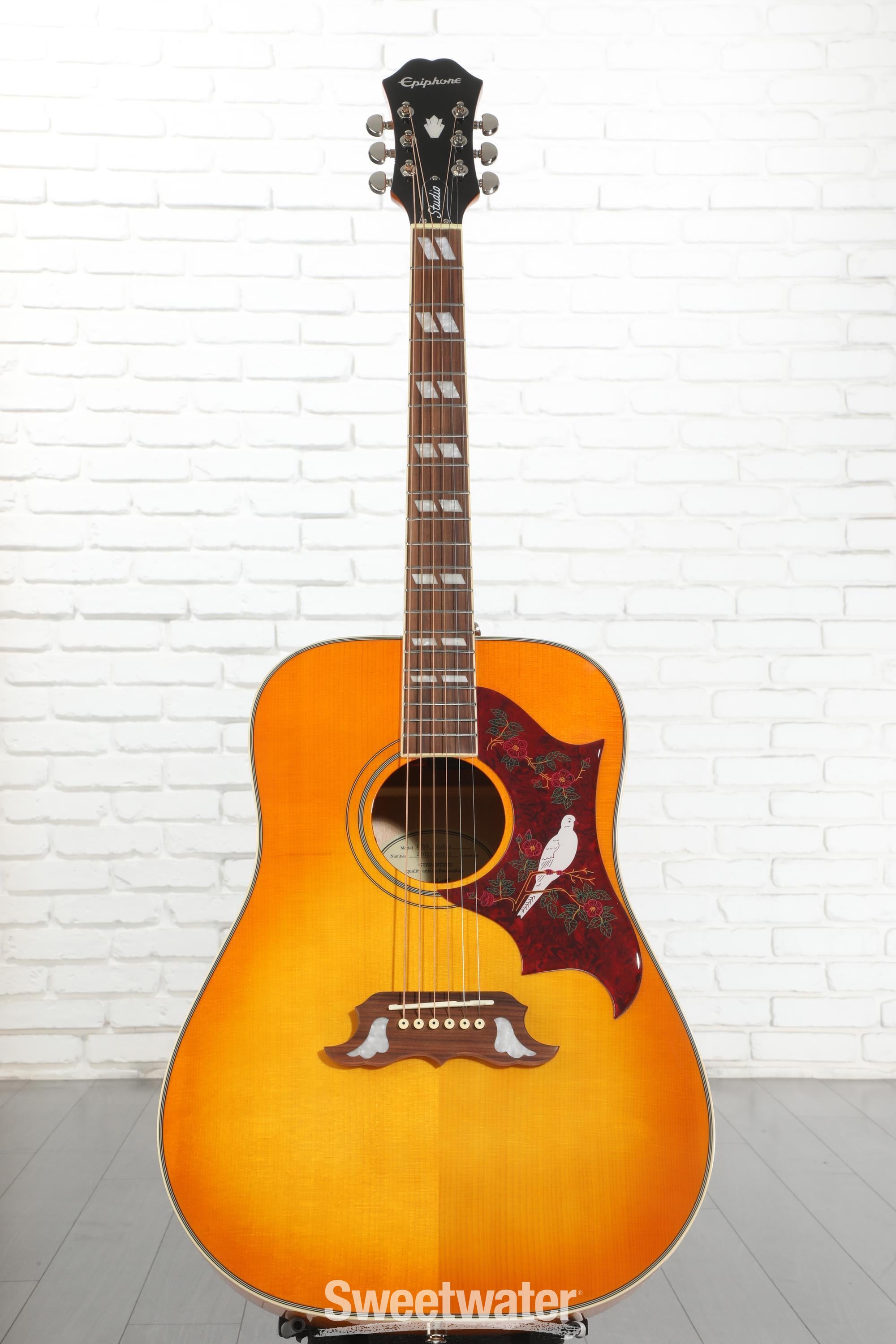 Epiphone Dove Studio Acoustic-electric Guitar - Violin Burst