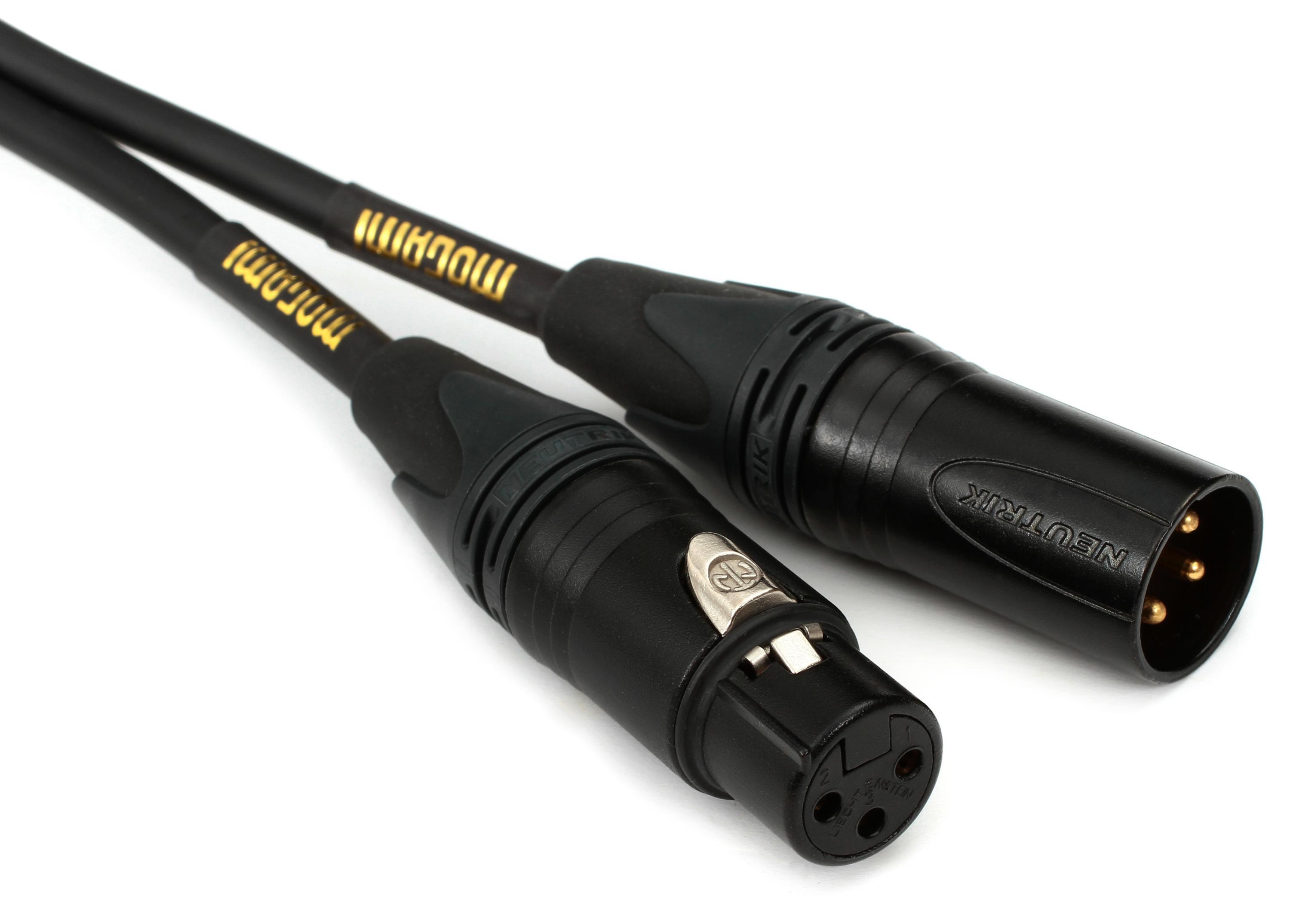 10-foot Mogami Gold Studio XLR Microphone Cable XLRM/XLRF 10' 10ft 10-feet  Mic