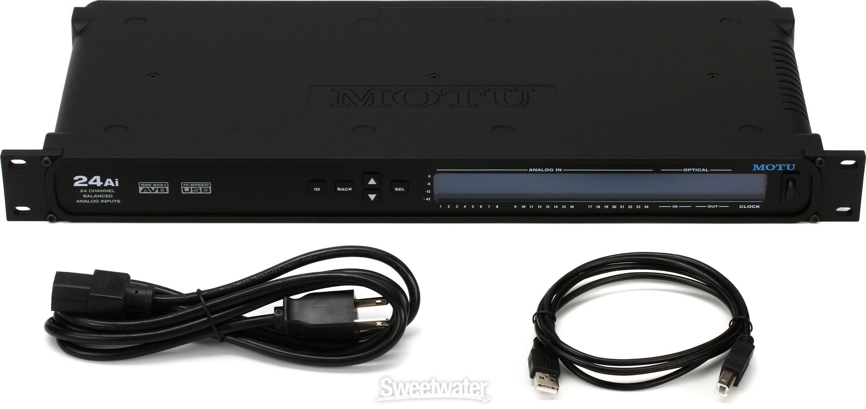 MOTU 24Ai オーディオインターフェイス Overview