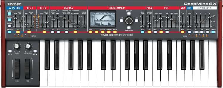 Behringer DeepMind 6X Polyphonic Analog Synthesizer | Sweetwater