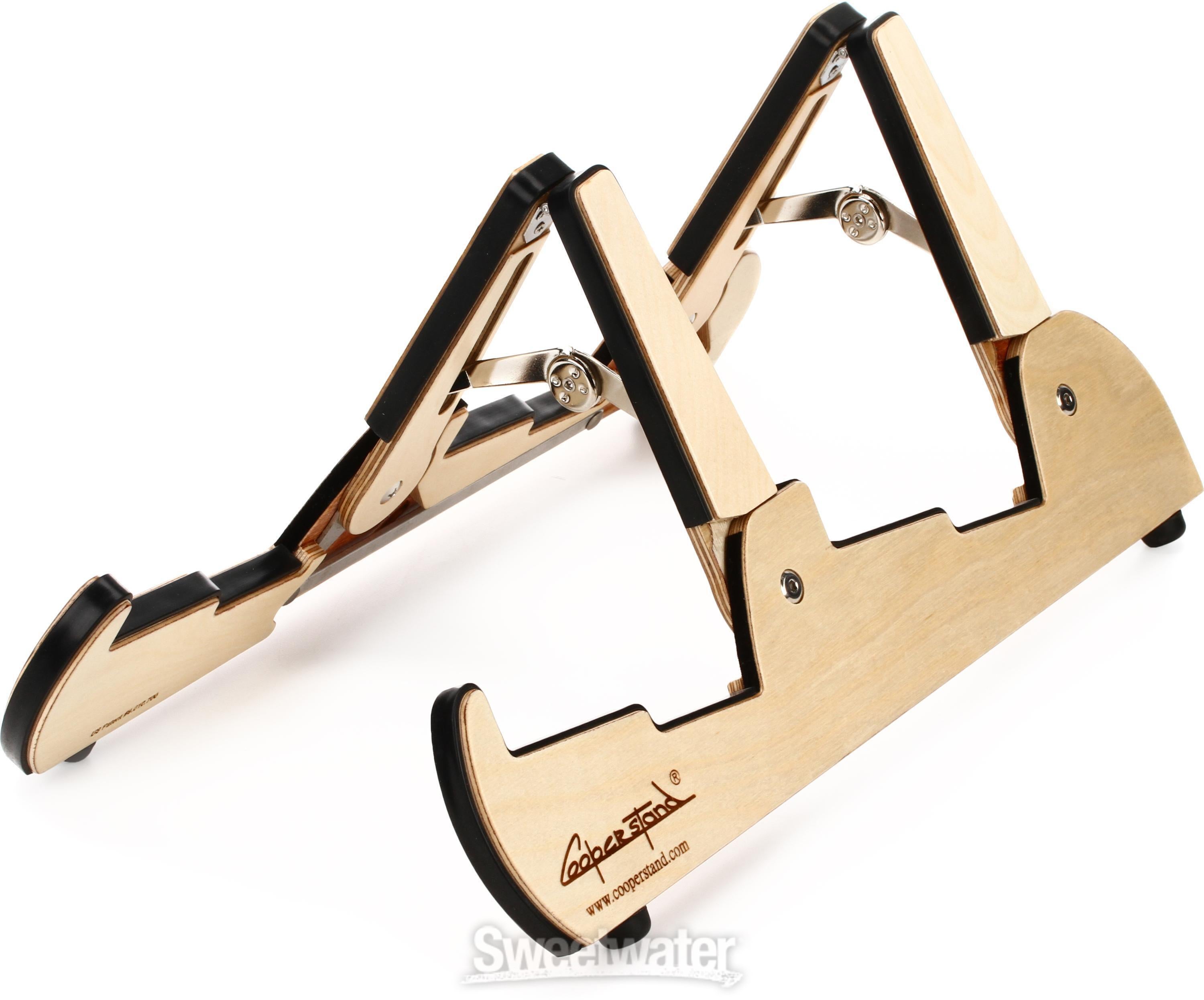 Cooperstand Pro-Tandem Double Guitar Stand - Birch