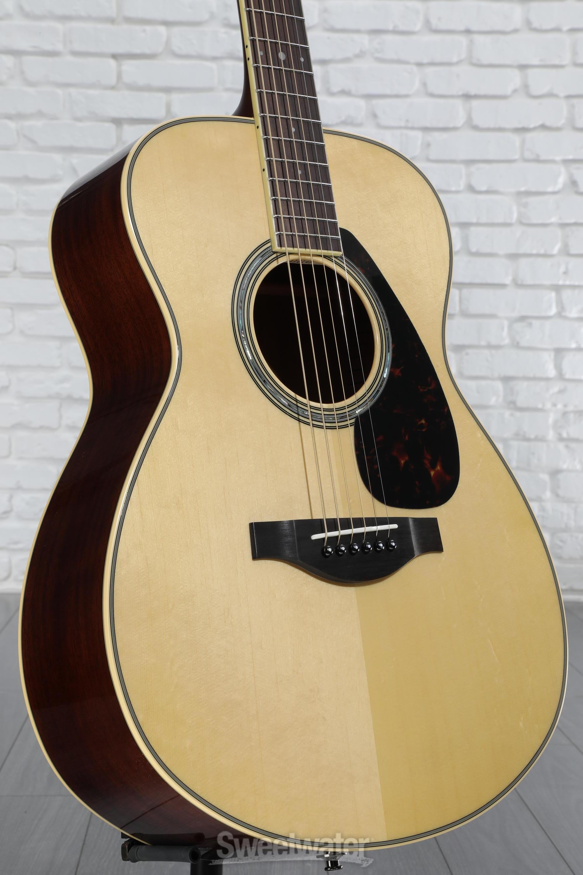 Yamaha LS6M ARE Concert Acoustic Guitar - Natural | Sweetwater