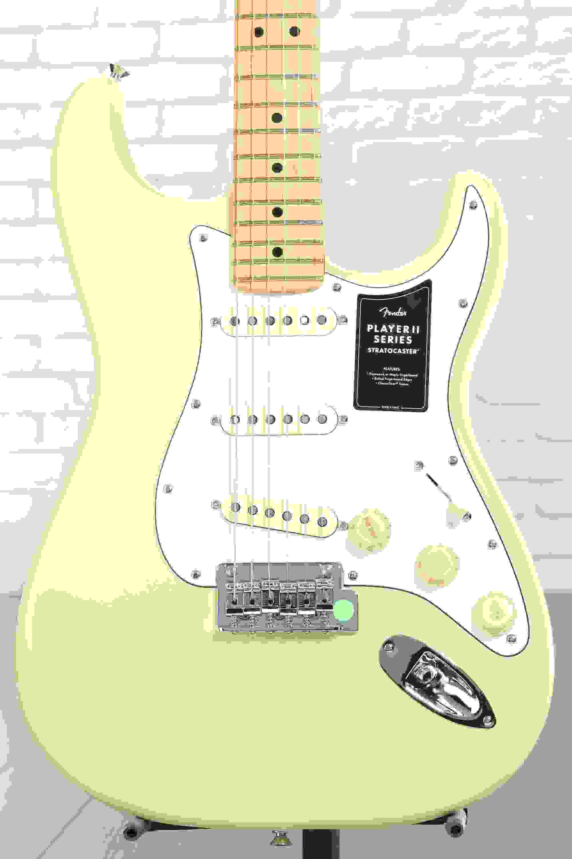 Fender Player II Stratocaster Electric Guitar - Hialeah Yellow with Maple Fingerboard