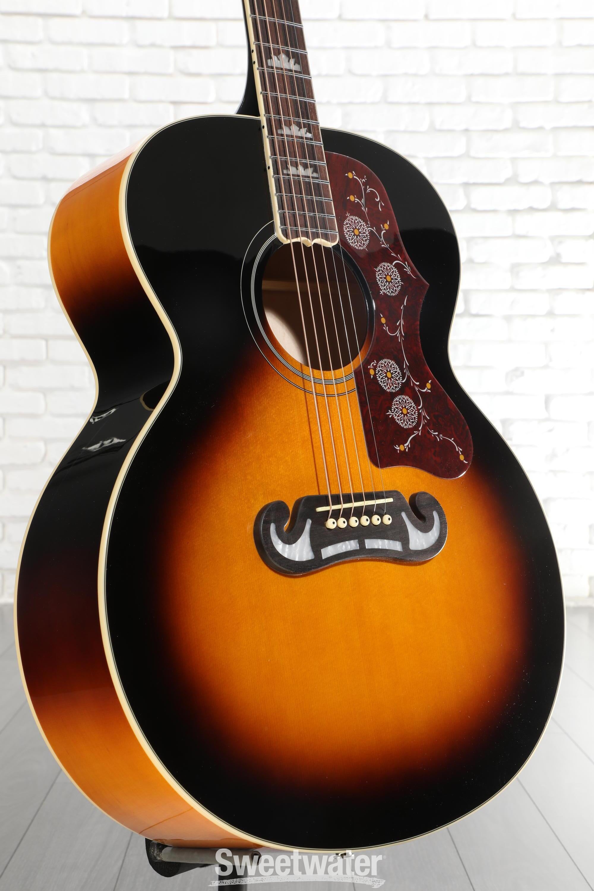 Photo of Epiphone J-200 Studio Acoustic-electric Guitar - Vintage Sunburst