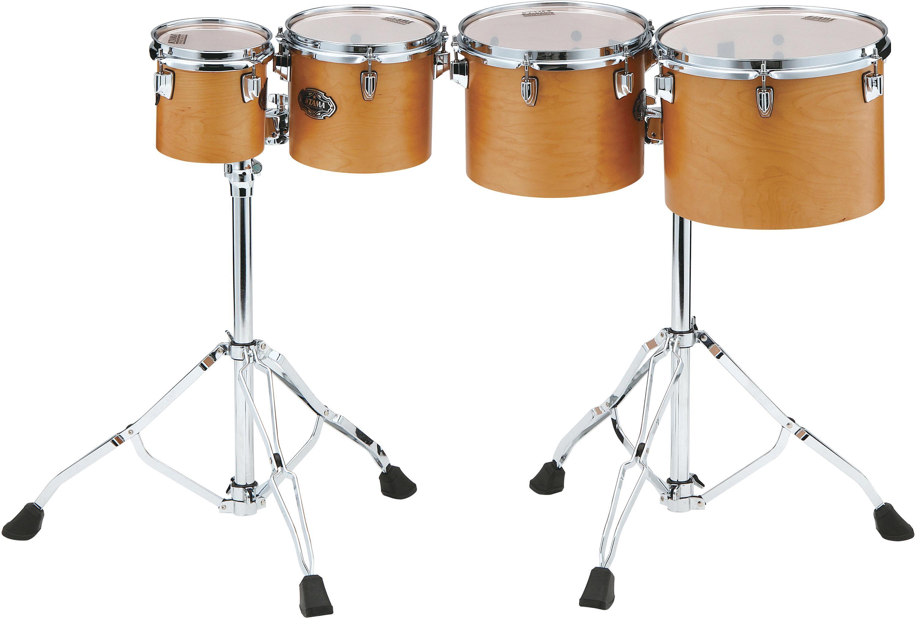 Tama High-pitched Single-headed Concert Tom Set with Stands