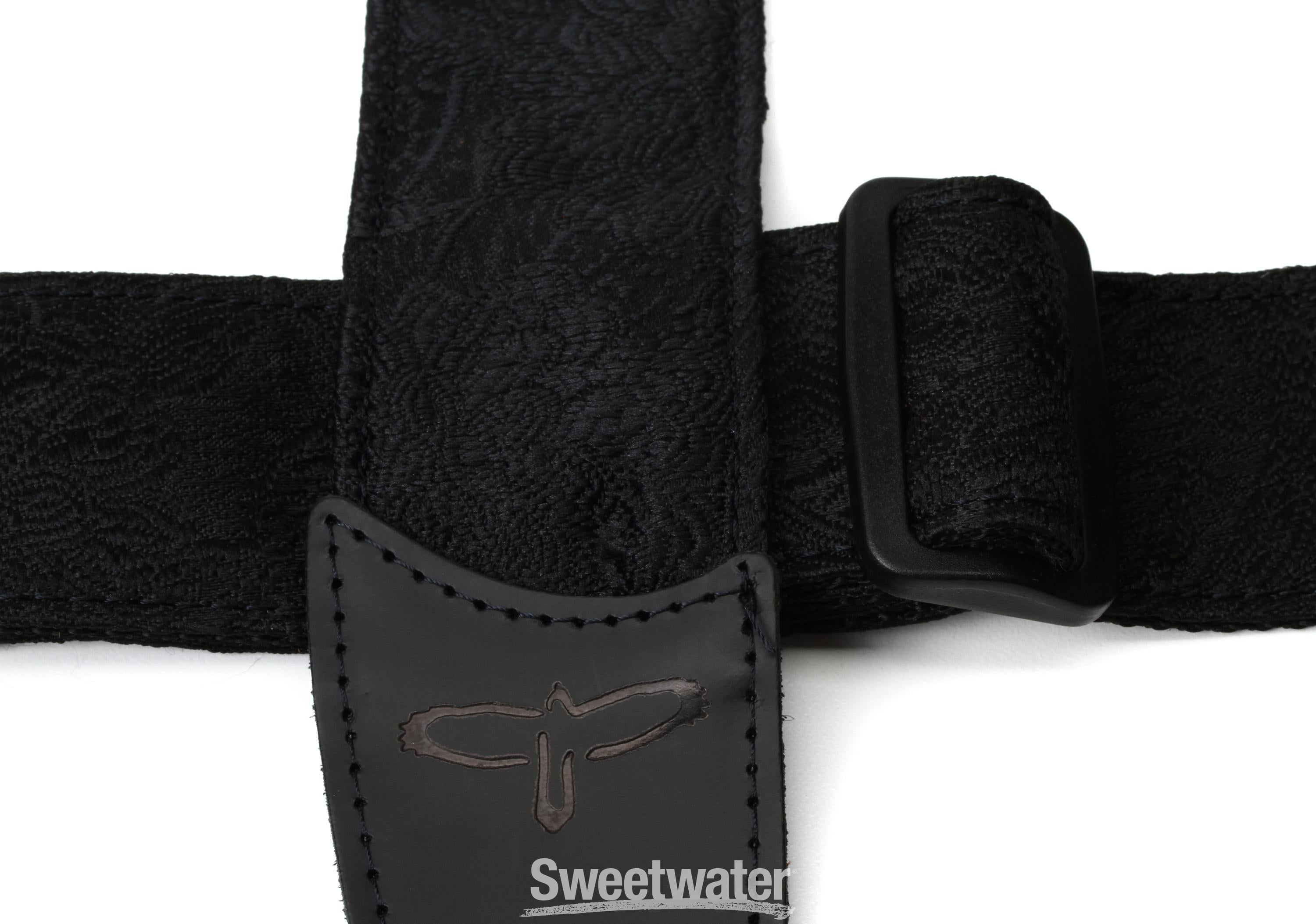 PRS Guitars Nylon Paisley Guitar Strap Black ACC3165BLK : PRS Guitars Nylon Paisley Guitar Strap, Black (ACC
