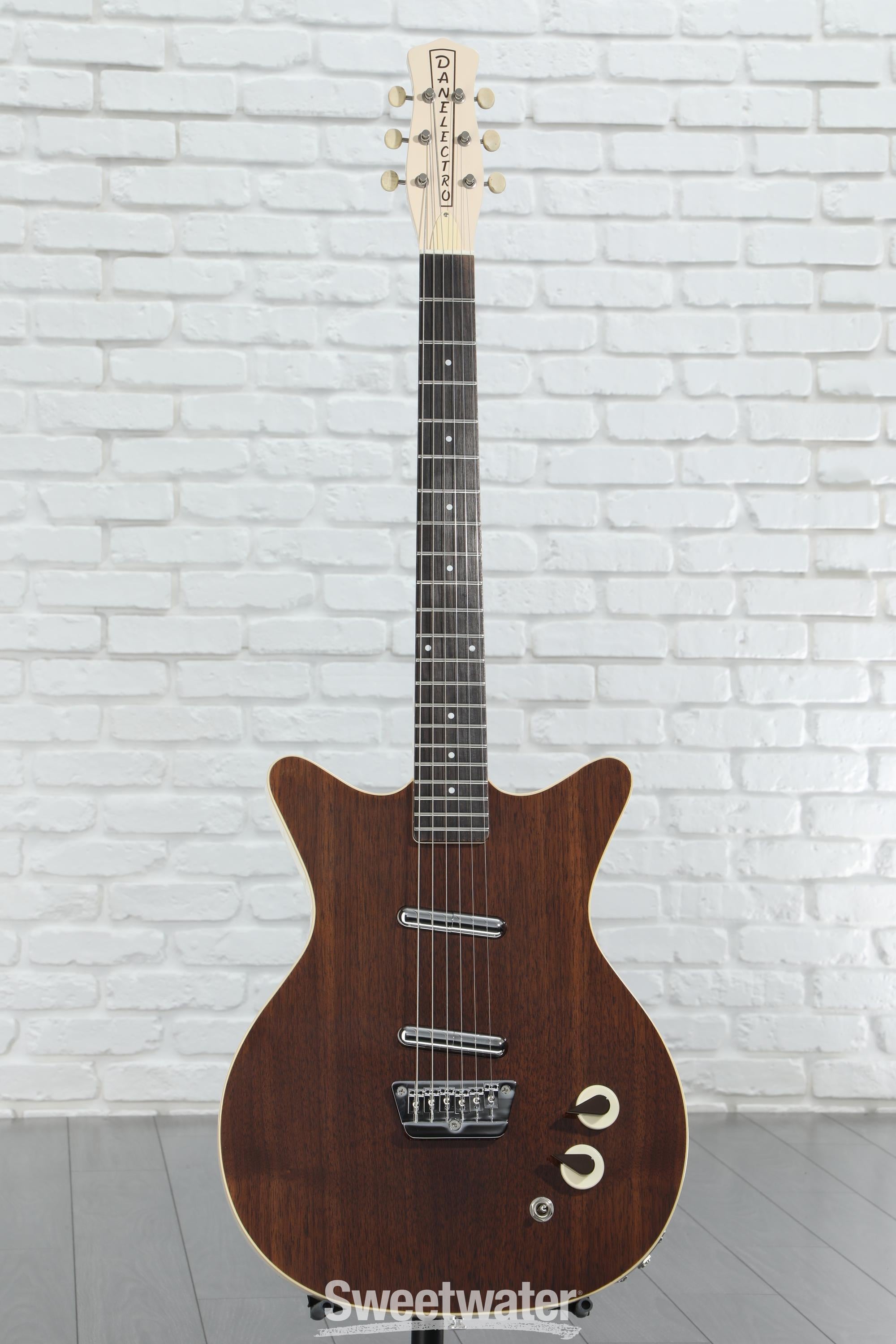 Danelectro '59 Divine Electric Guitar - Dark Walnut | Sweetwater