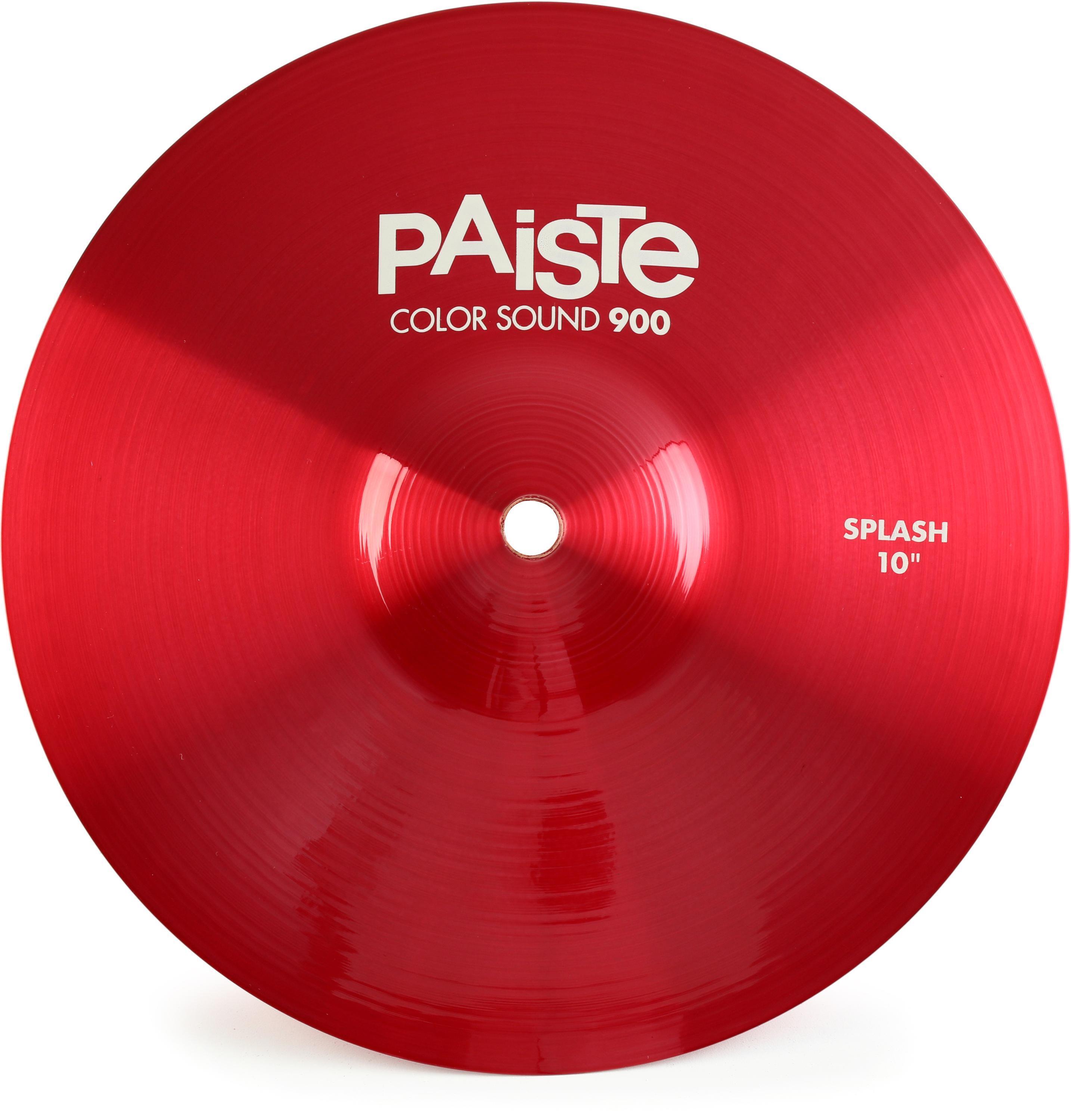 Paiste 10 inch Color Sound 900 Red Splash Cymbal | Sweetwater