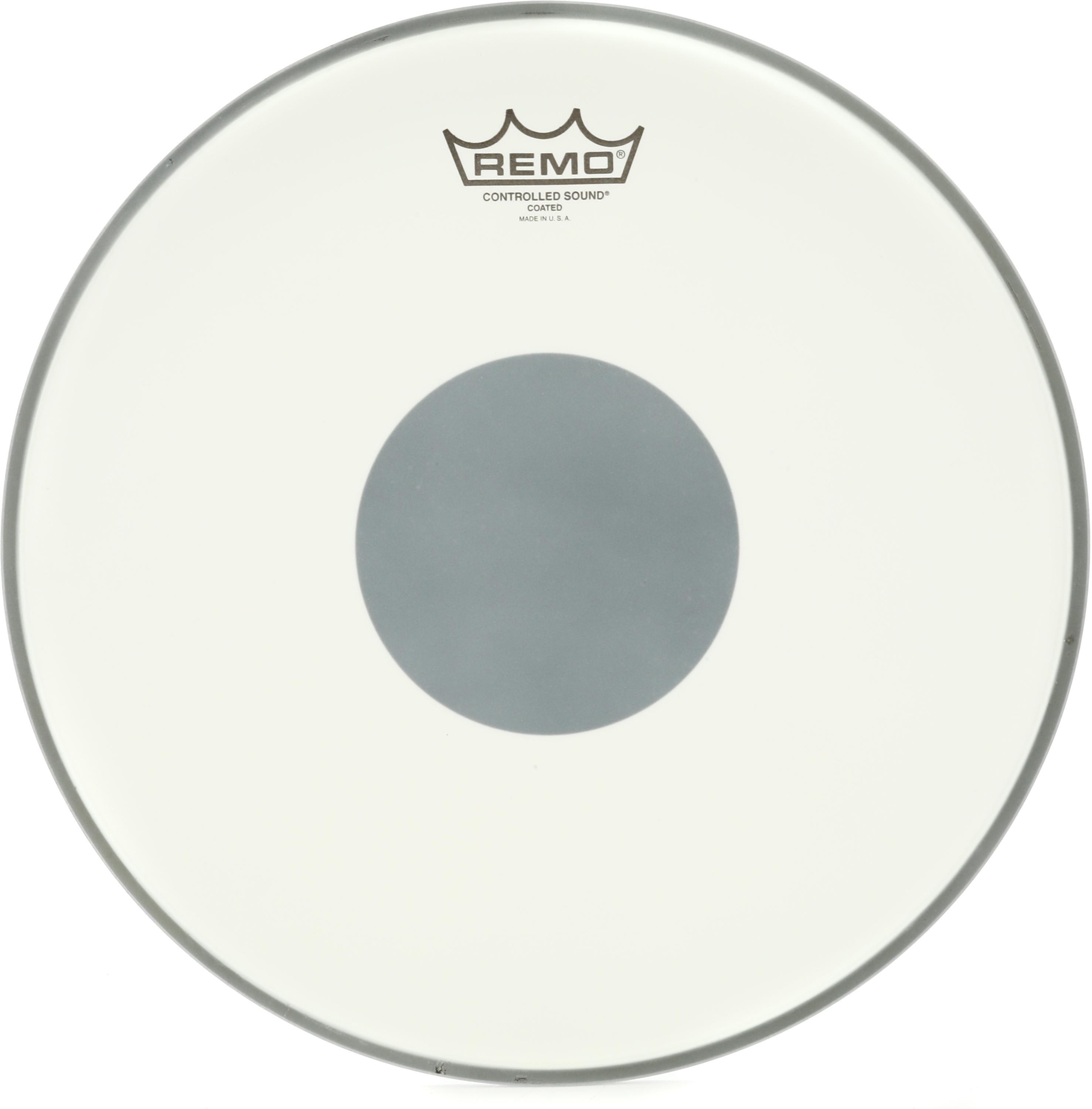 Photo of Remo Controlled Sound Coated Drumhead - 13 inch - with Black Dot