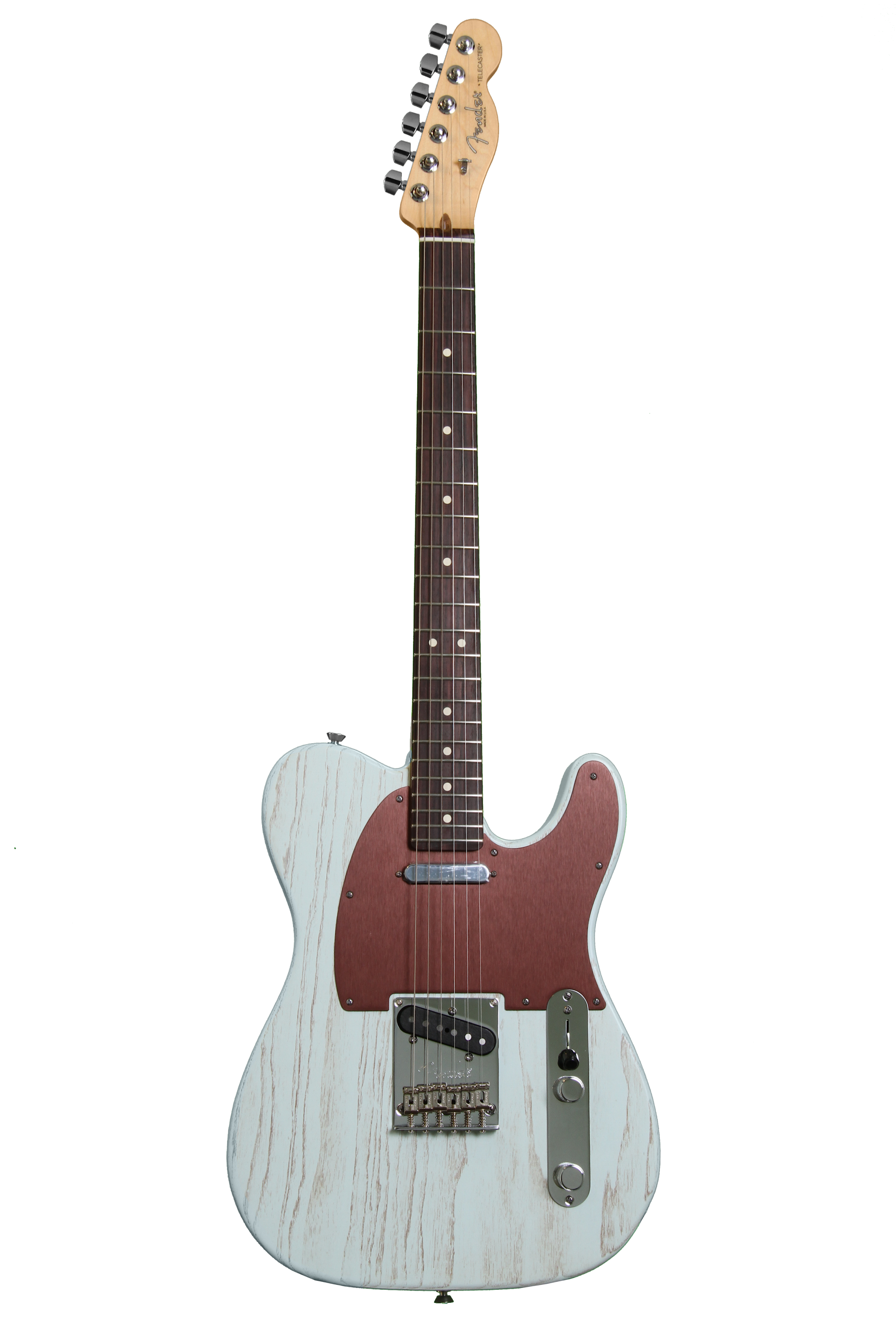 Fender FSR American Telecaster Rustic Ash - Sonic Blue | Sweetwater