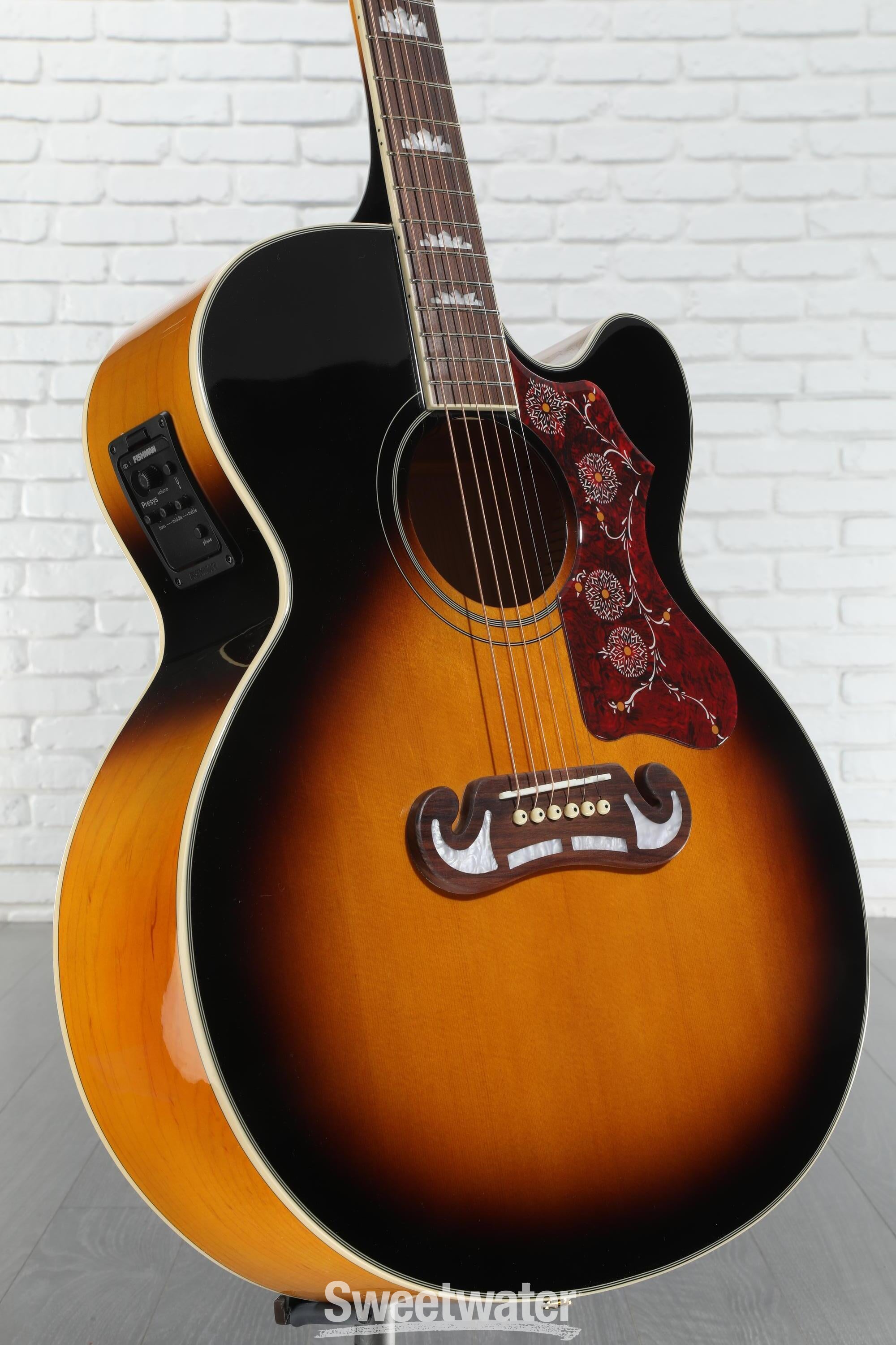 Epiphone J-200EC Studio Acoustic-Electric Guitar - Vintage
