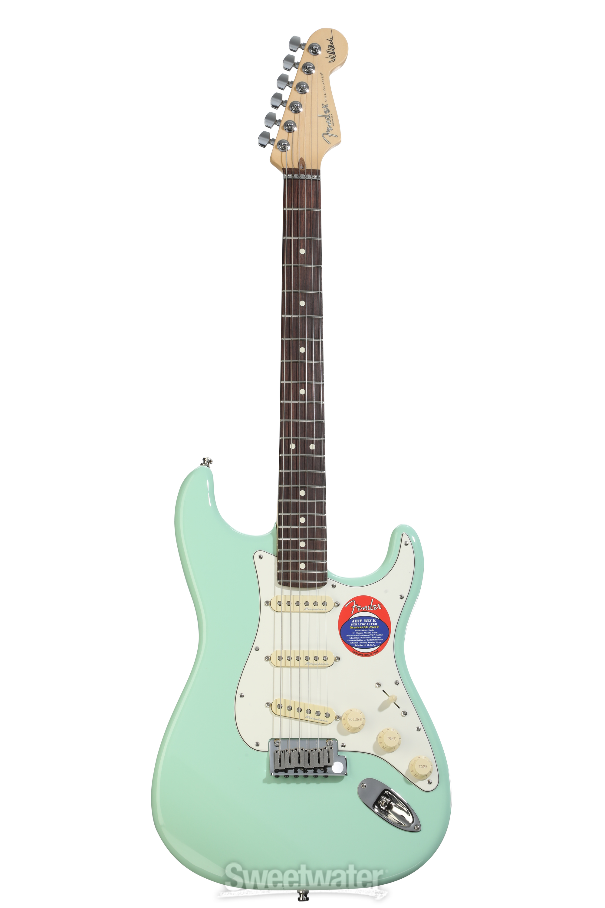 Fender Jeff Beck Stratocaster - Surf Green with Rosewood