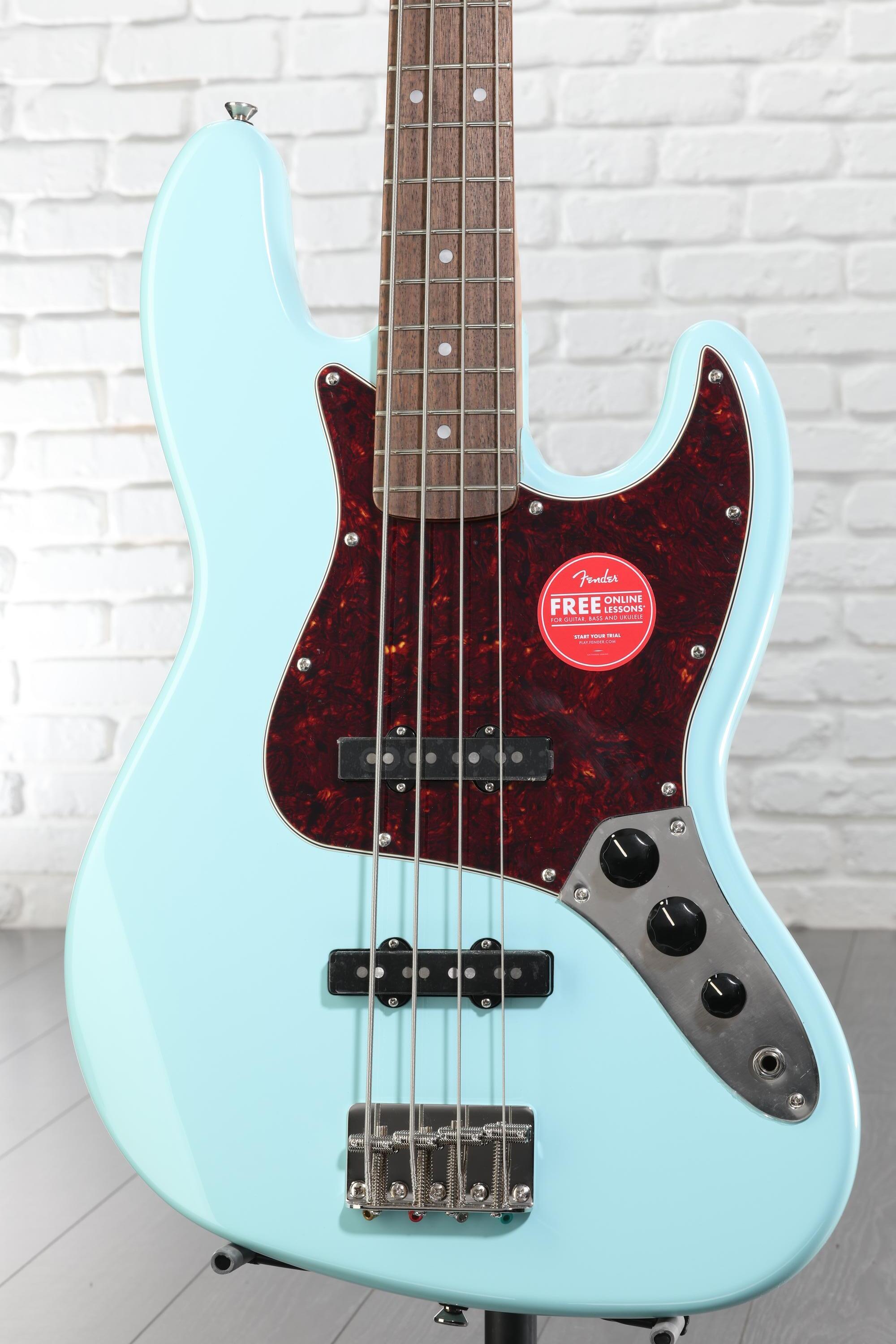 Squier Classic Vibe '60s Jazz Bass - Daphne Blue | Sweetwater