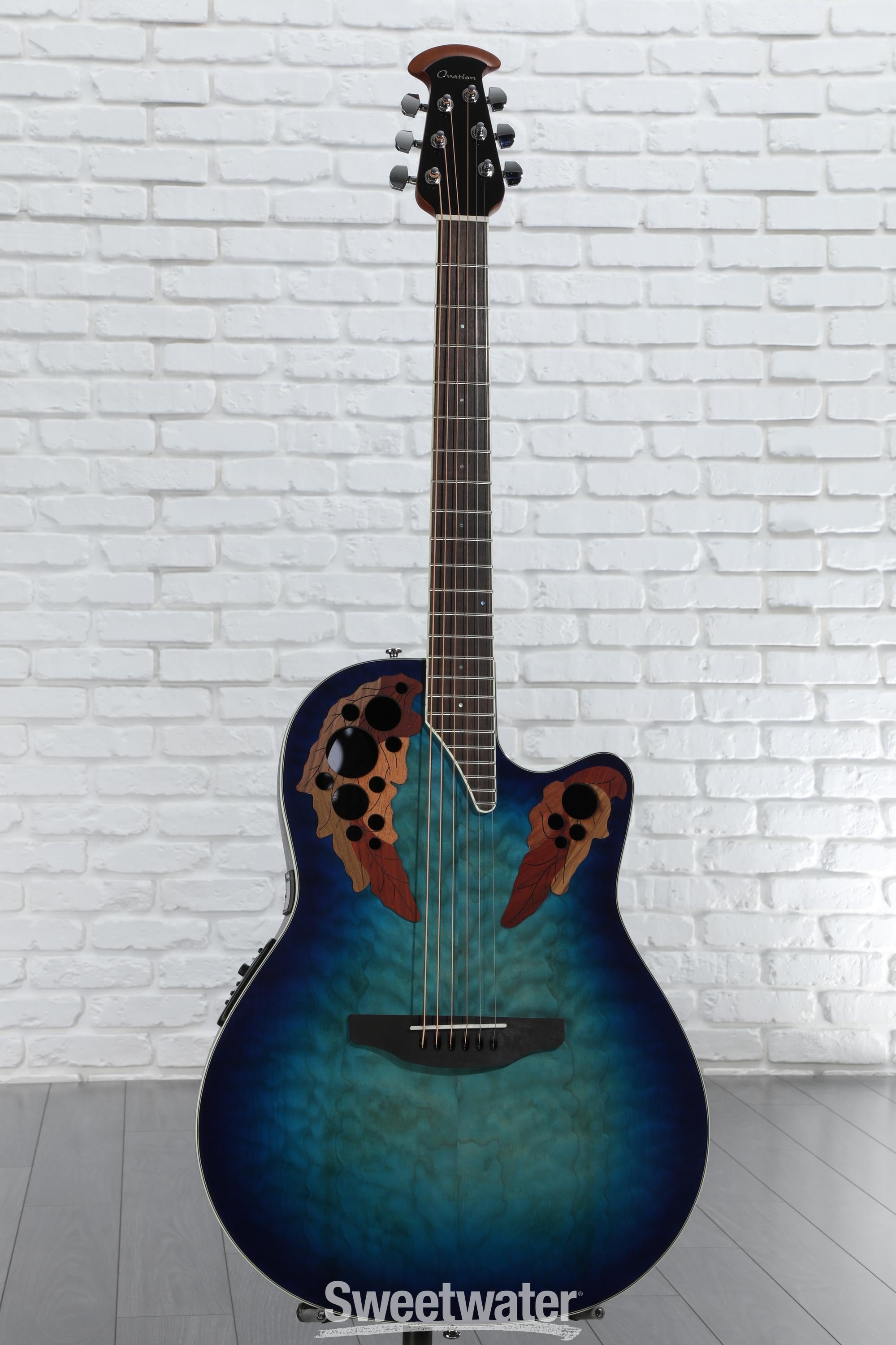 ギター Ovation CE48P RG Ovation Celebrity Elite CE48P-RG Super Shallow Acoustic