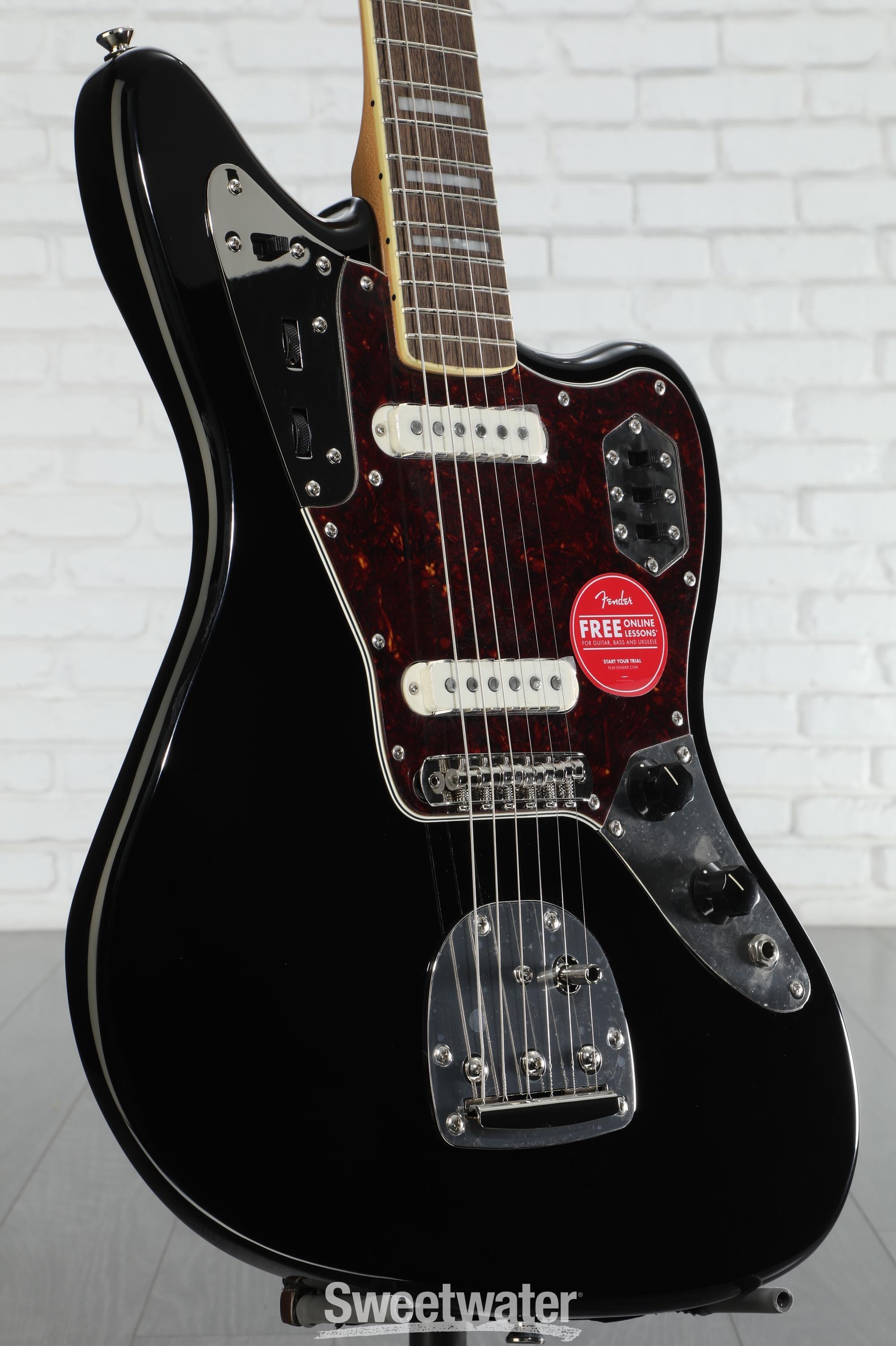 Squier Classic Vibe '70s Jaguar - Black | Sweetwater