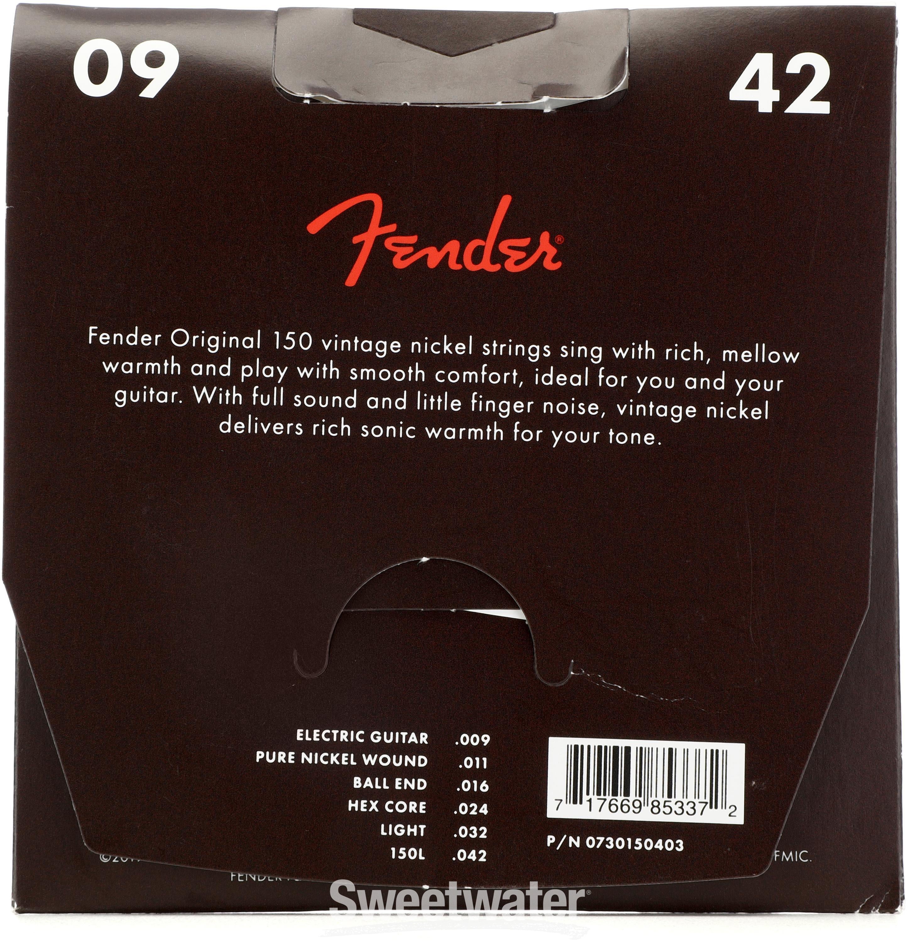 Fender 150L Original 150 s Vintage Nickel Electric Guitar Strings