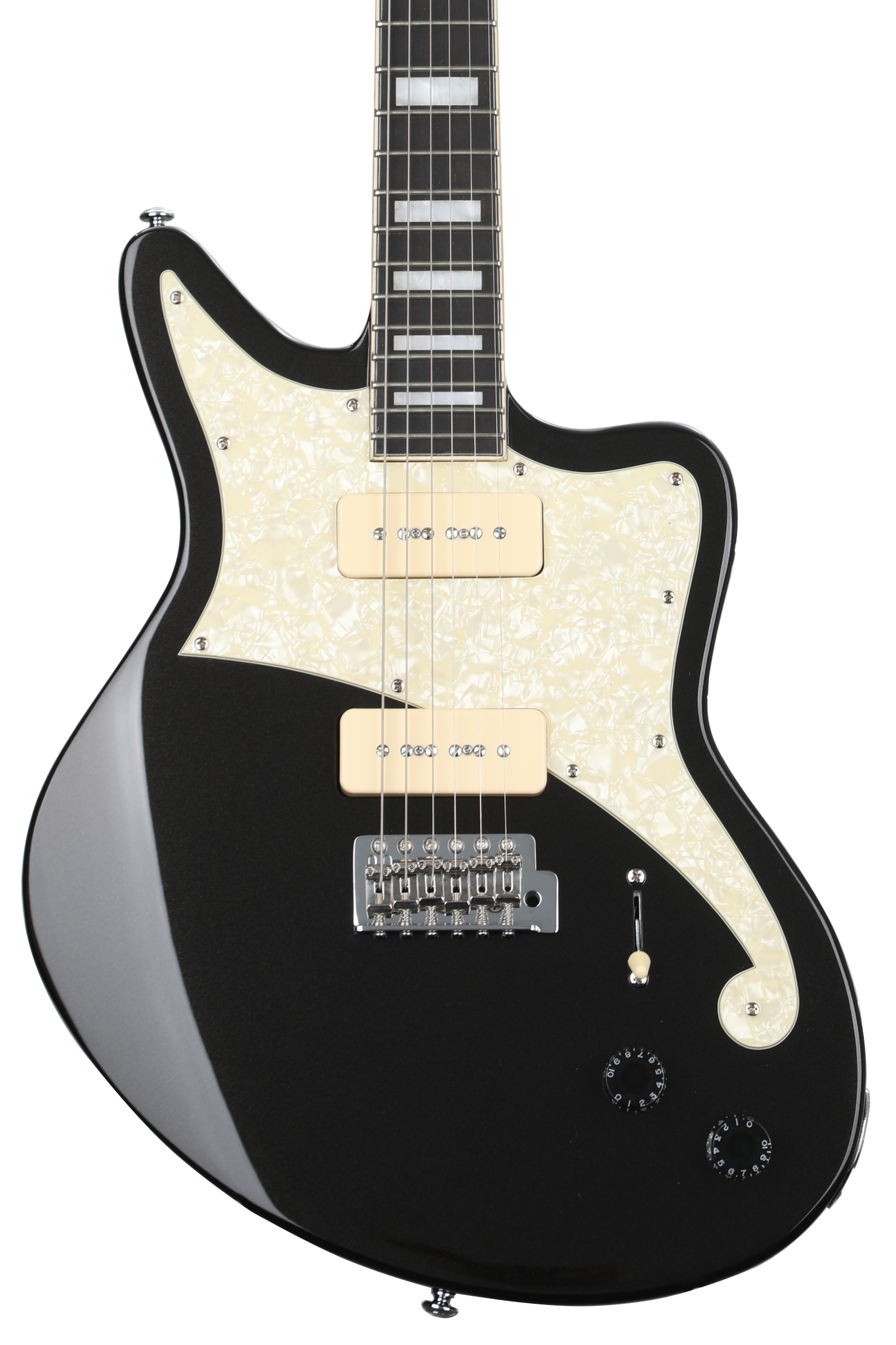 D'Angelico Premier Bedford Electric Guitar - Black Flake