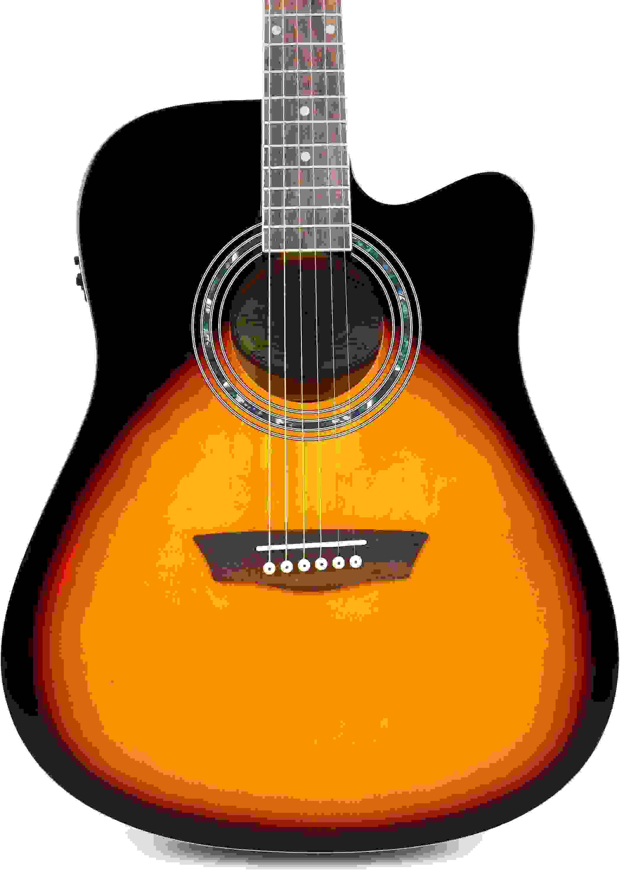 Washburn Vintage Series WA90CEVSB Acoustic-Electric Guitar - Sunburst
