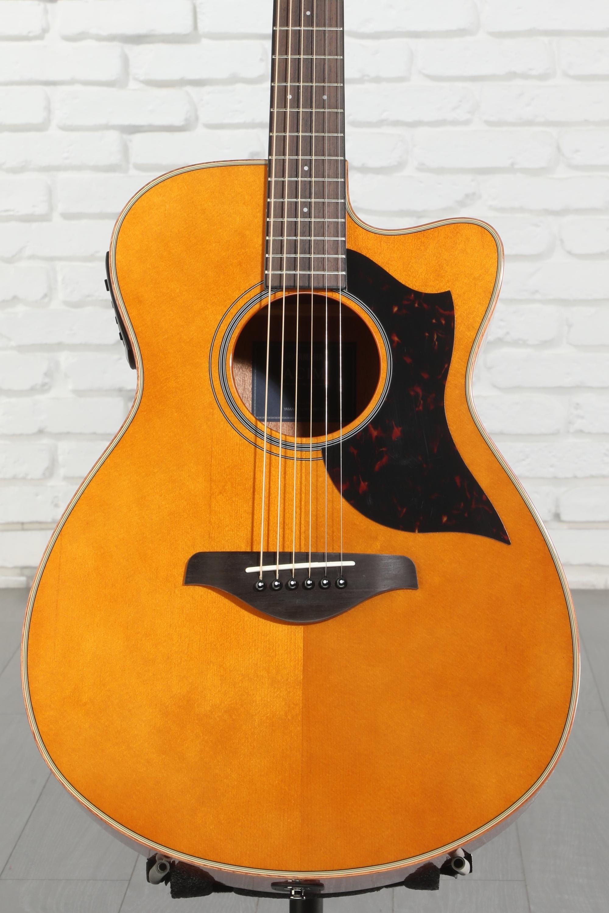 Yamaha AC1M Concert Cutaway Acoustic-electric Guitar - Vintage