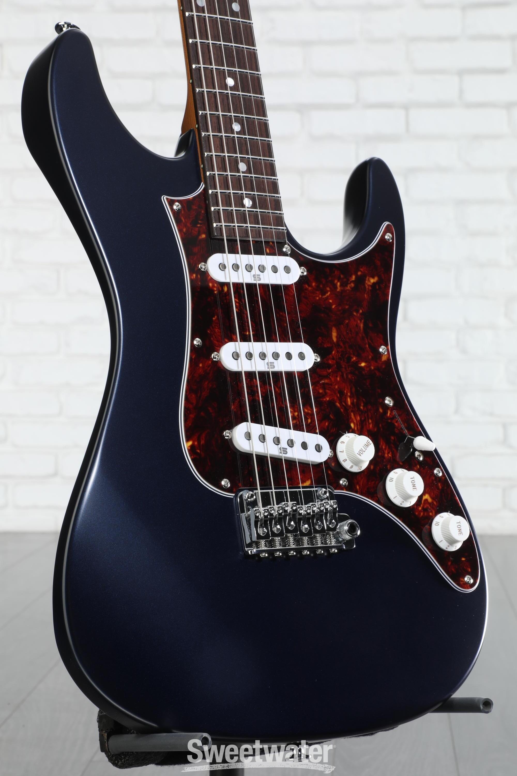 Ibanez Prestige AZ2203N Electric Guitar - Dark Tide Blue Flat