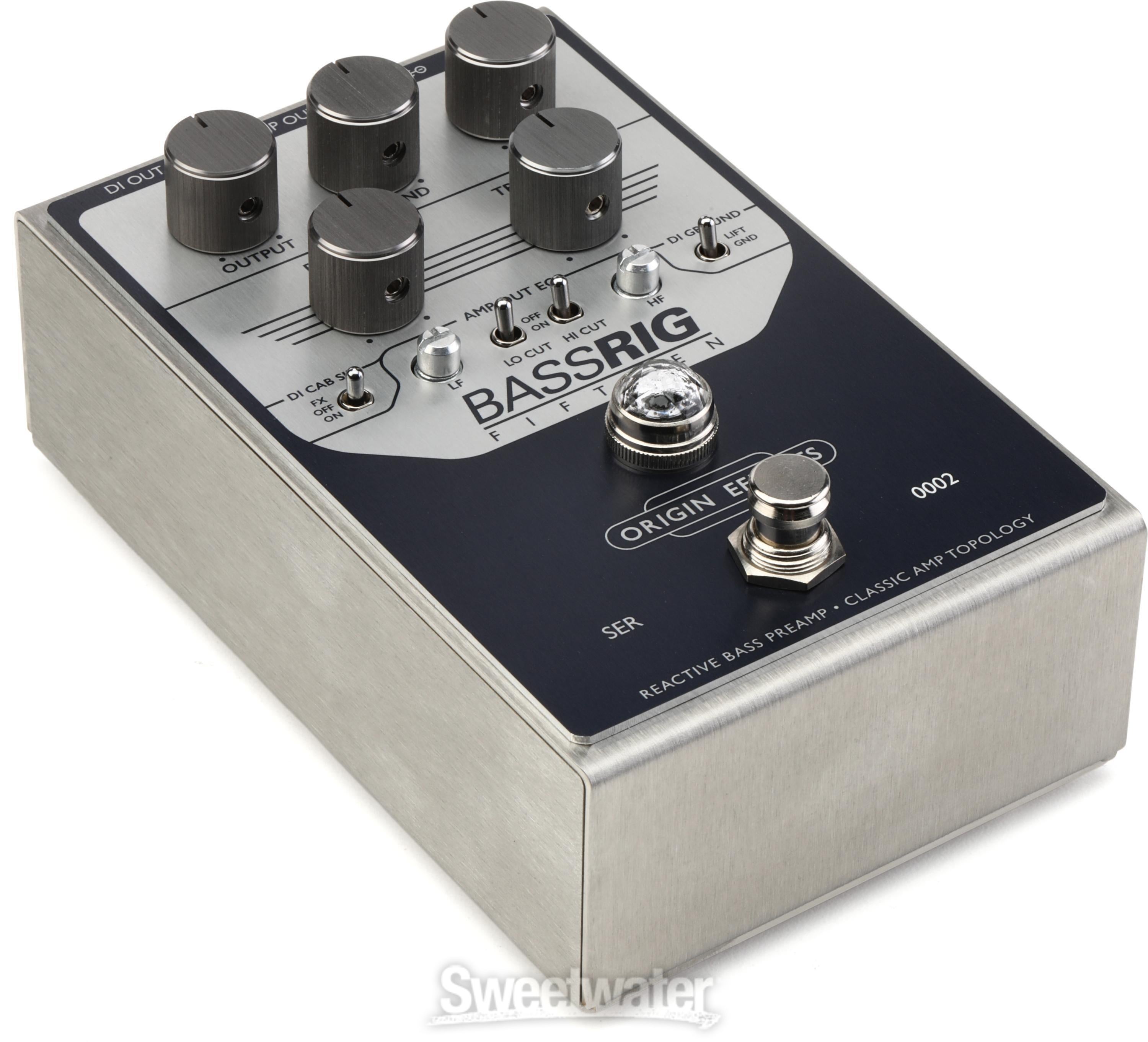 Origin Effects BassRig Fifteen Bass Preamp Pedal | Sweetwater