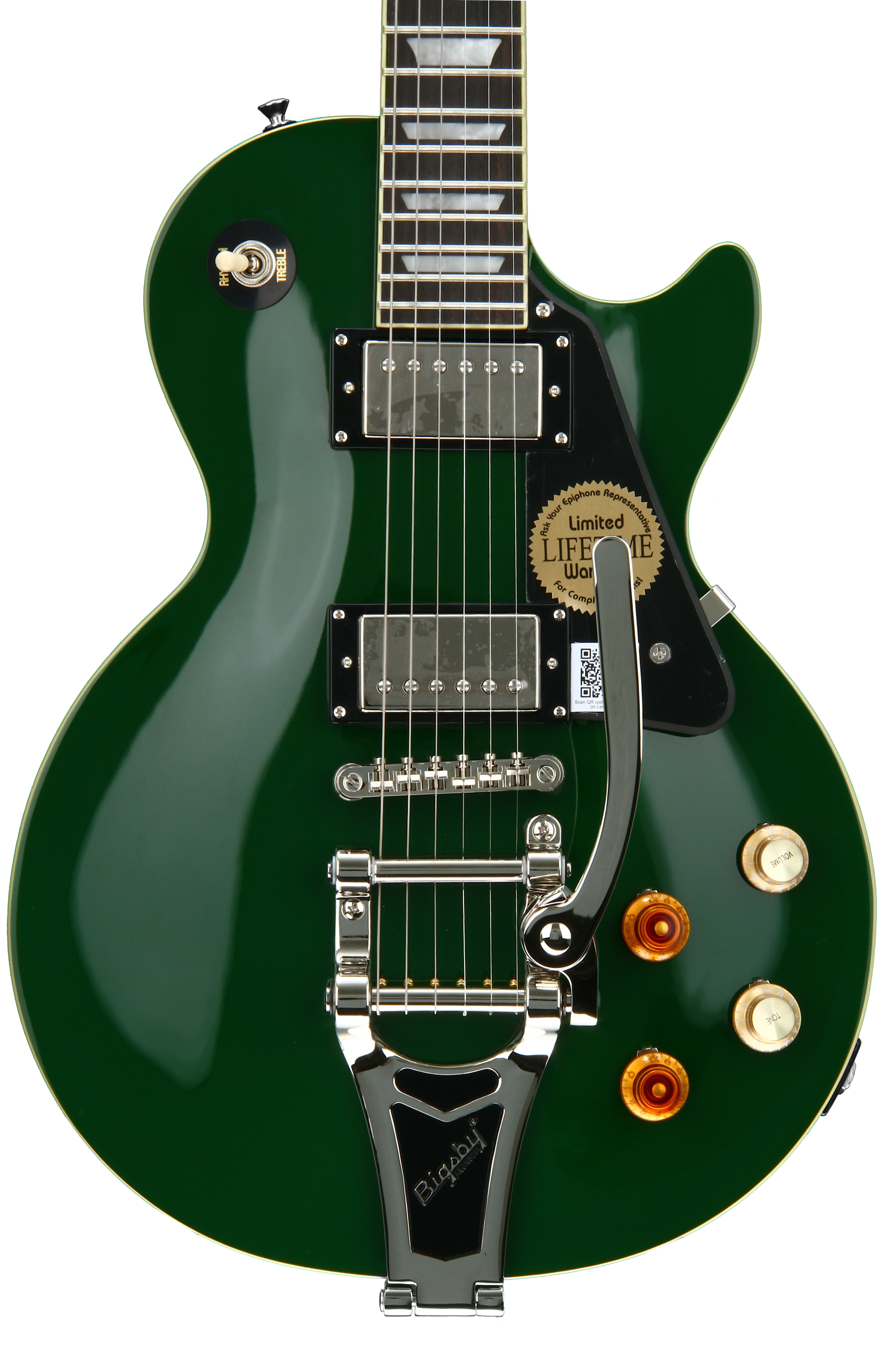 Epiphone Joe Bonamassa Les Paul Standard with Bigsby Outfit - Inverness  Green