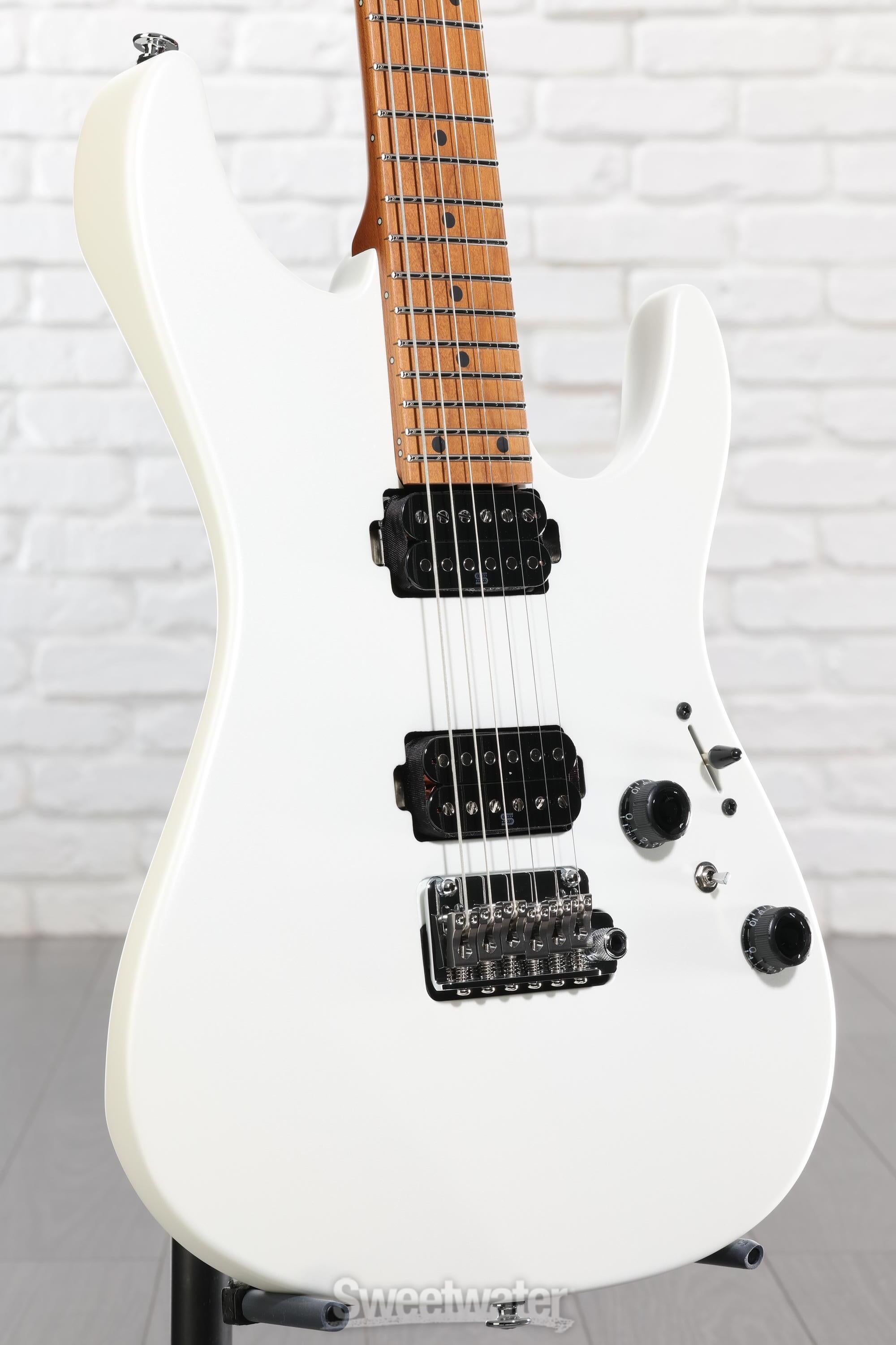 Ibanez Prestige AZ2402 Electric Guitar - Pearl White Flat | Sweetwater