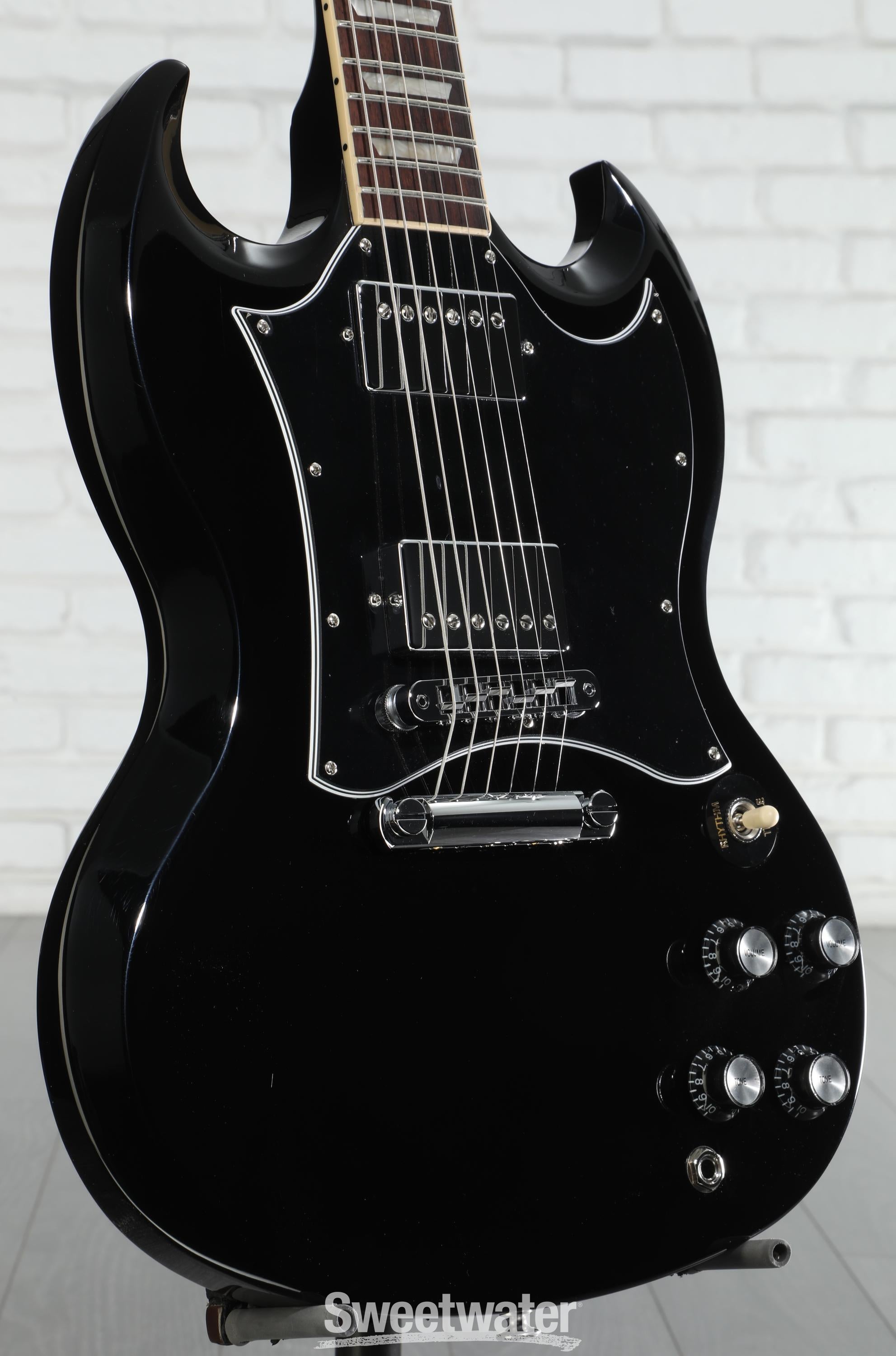 ギブソン SG スタンダード エボニー Gibson SG Standard Electric Guitar - Ebony | Sweetwater