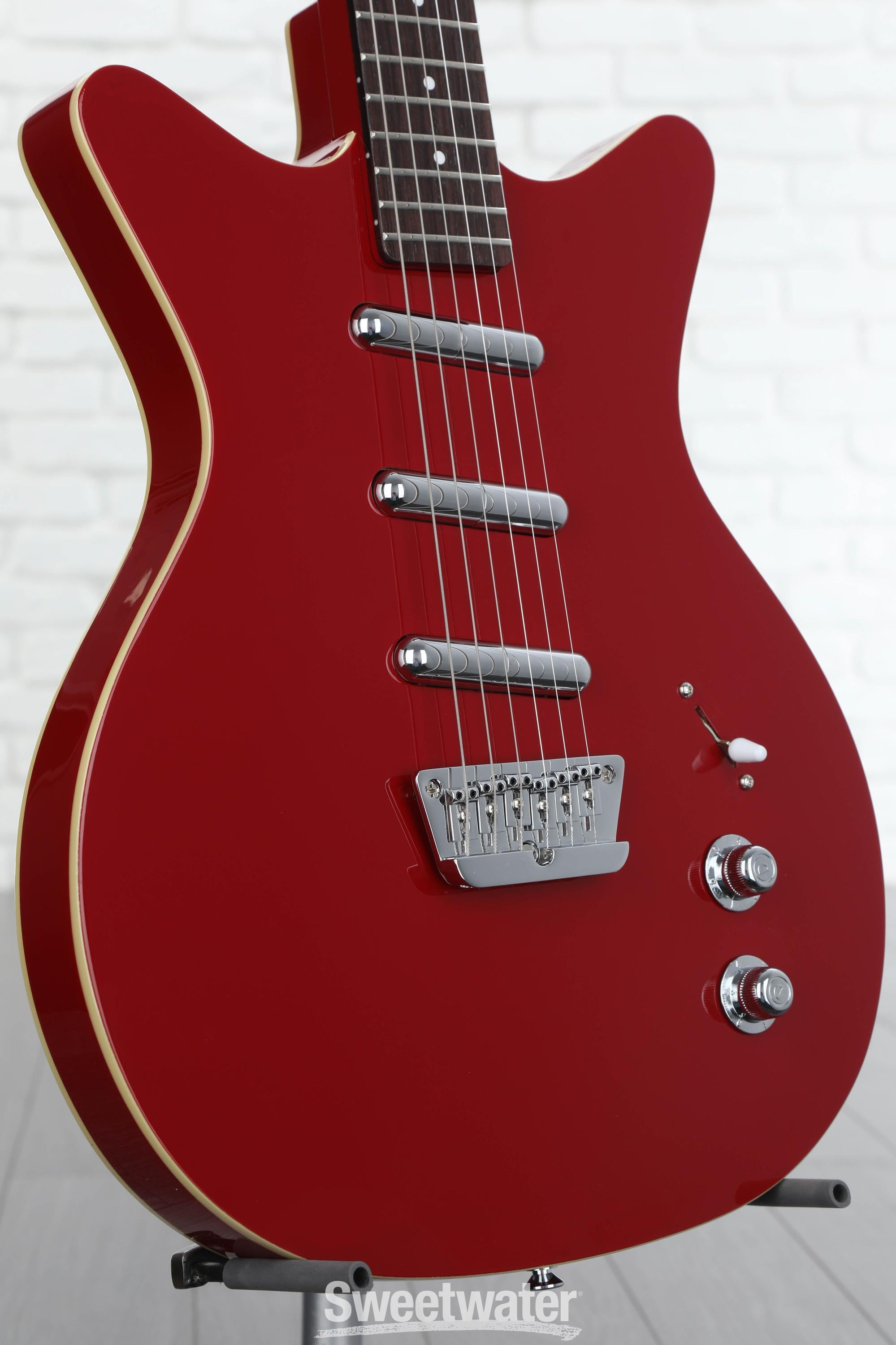 Danelectro '59 Triple Divine Electric Guitar - Red | Sweetwater