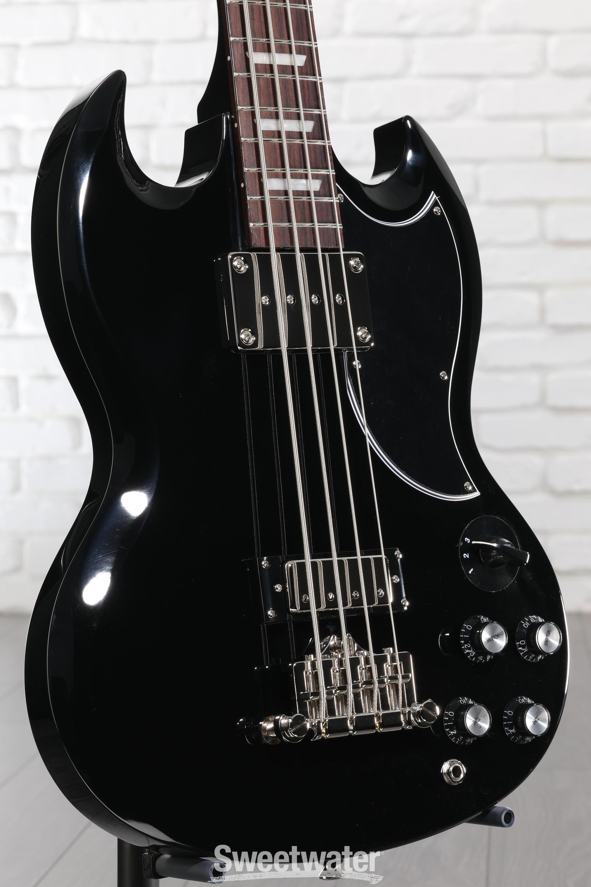 Epiphone EB-3 Bass Guitar - Ebony | Sweetwater