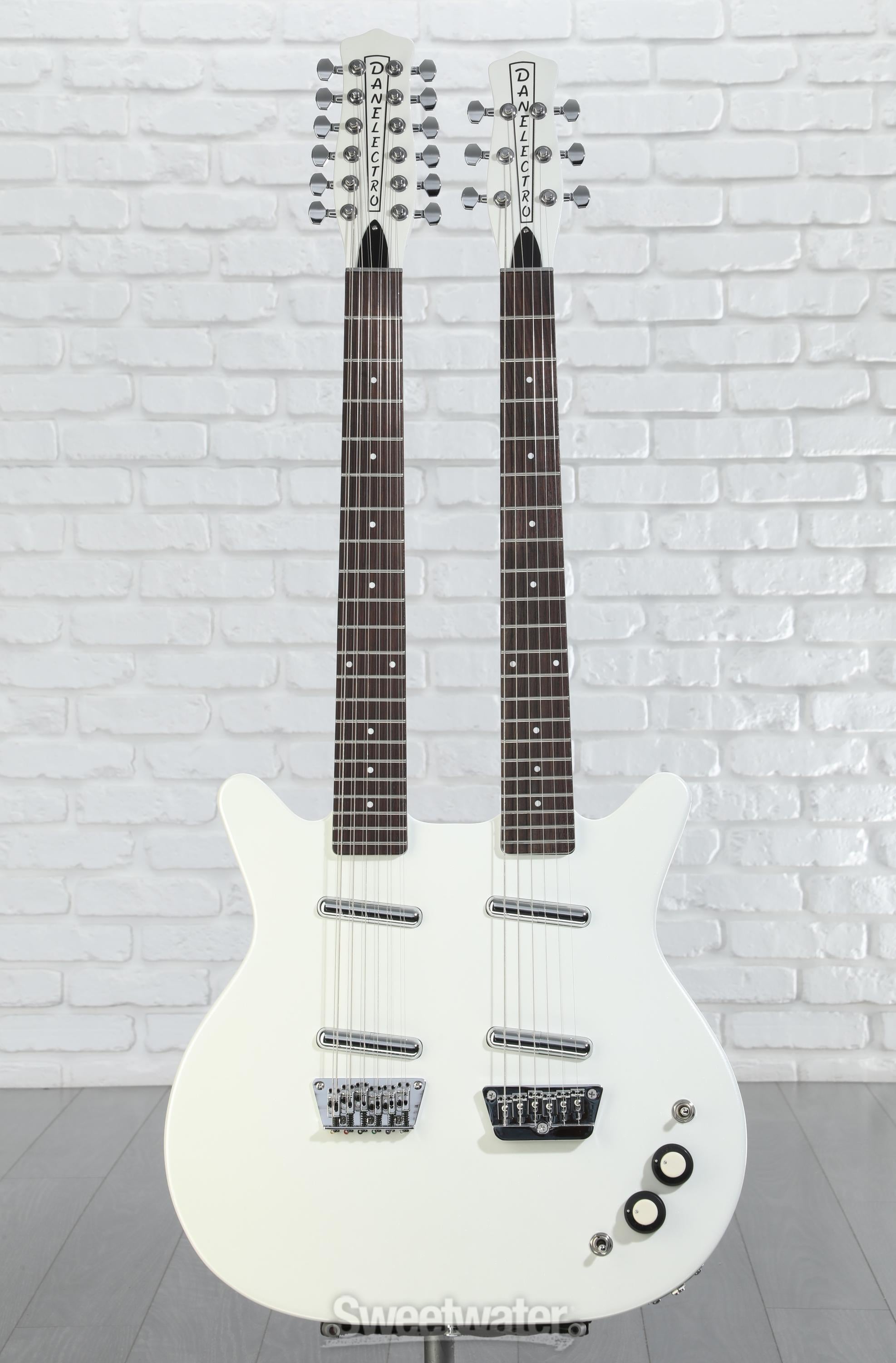 爆売り！ - Guitar Electric Doubleneck Danelectro White Sweetwater | Pearl ギター