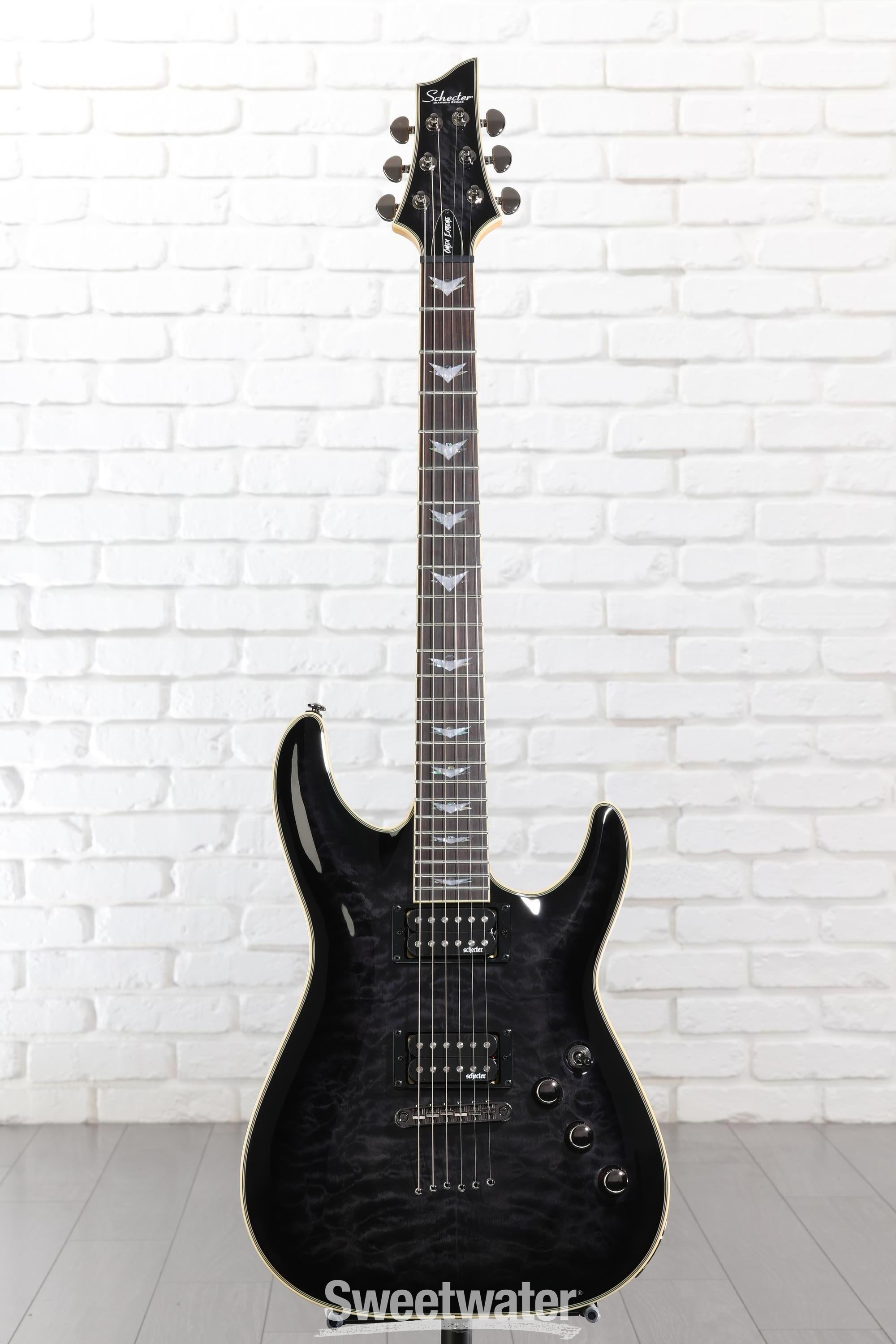 Schecter Omen Extreme-6 Electric Guitar - See-Thru Black | Sweetwater