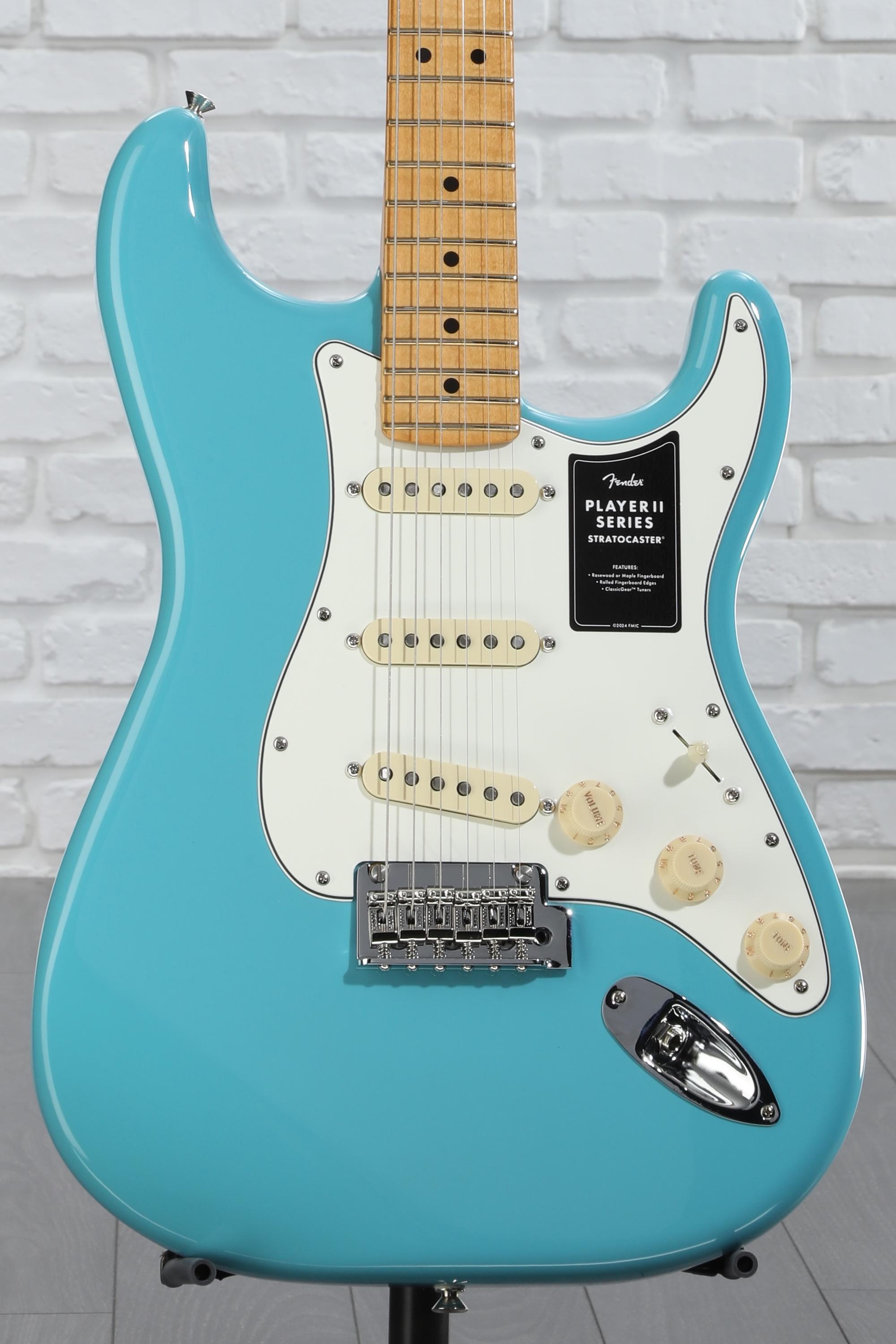 あ*な様 Fender Player II Series Stratocaste Fender Player II Stratocaster Electric Guitar - Aquatone