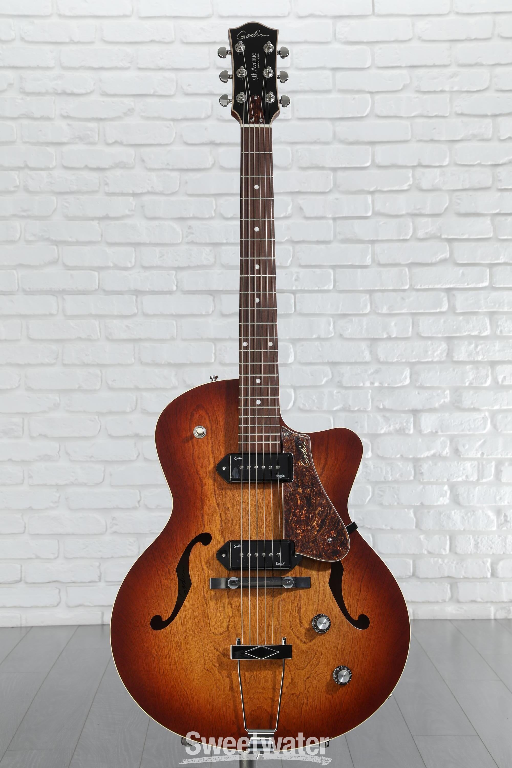 Godin 5th Avenue CW Kingpin II P90 Hollowbody Electric