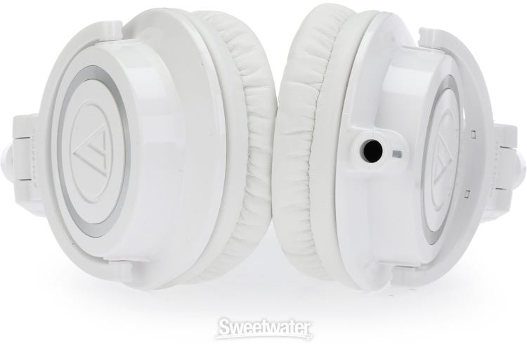 Audio-Technica ATH-M50xWH Closed-back Studio Monitoring Headphones - White
