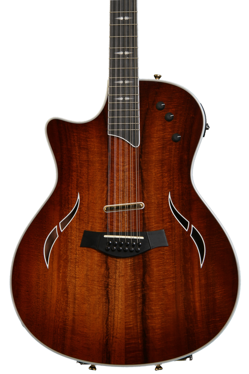 Taylor T5 Custom 12-string Koa - Shaded Edgeburst, Left Hand