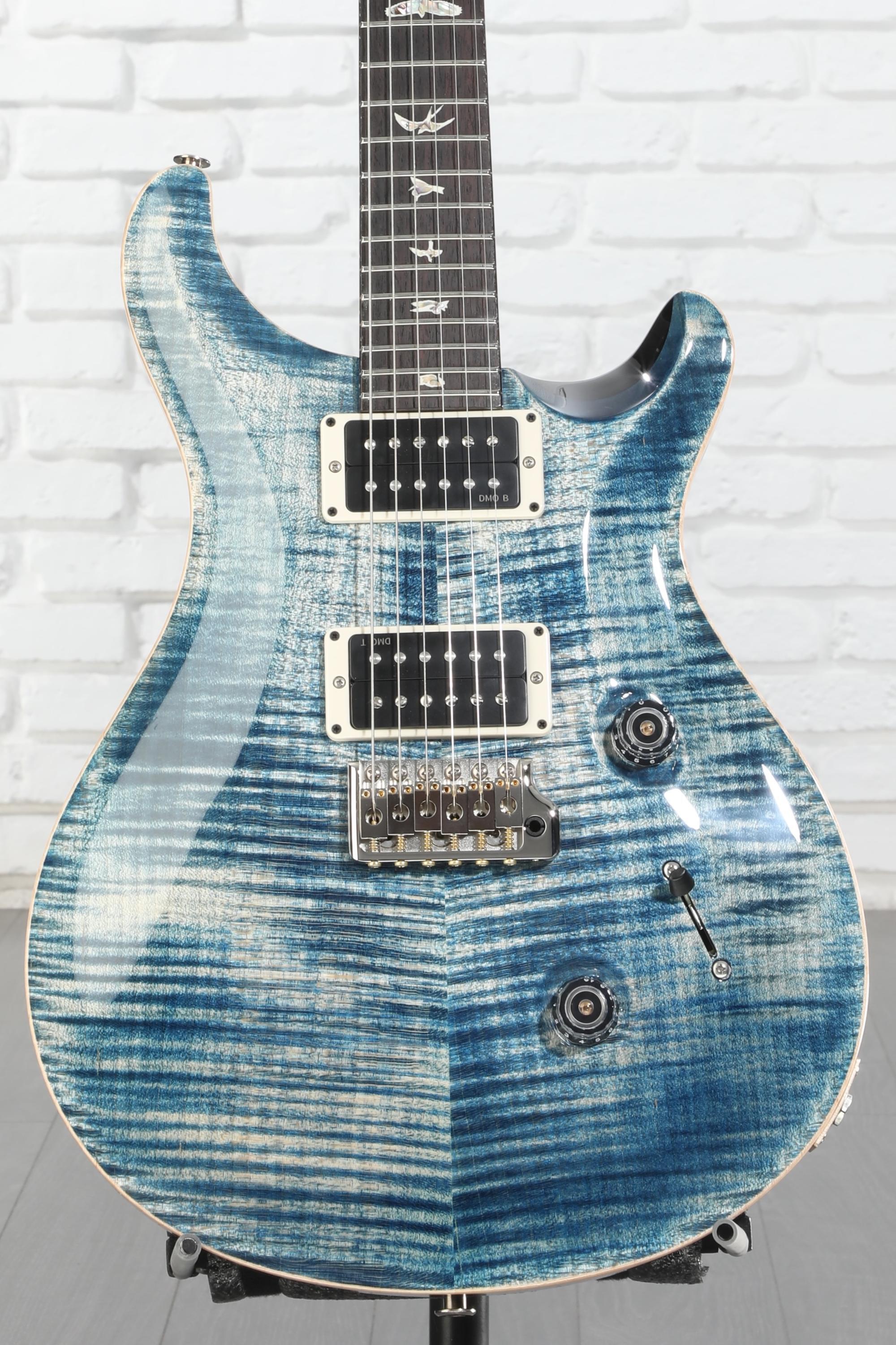 PRS Custom 24 Electric Guitar - Faded Whale Blue | Sweetwater