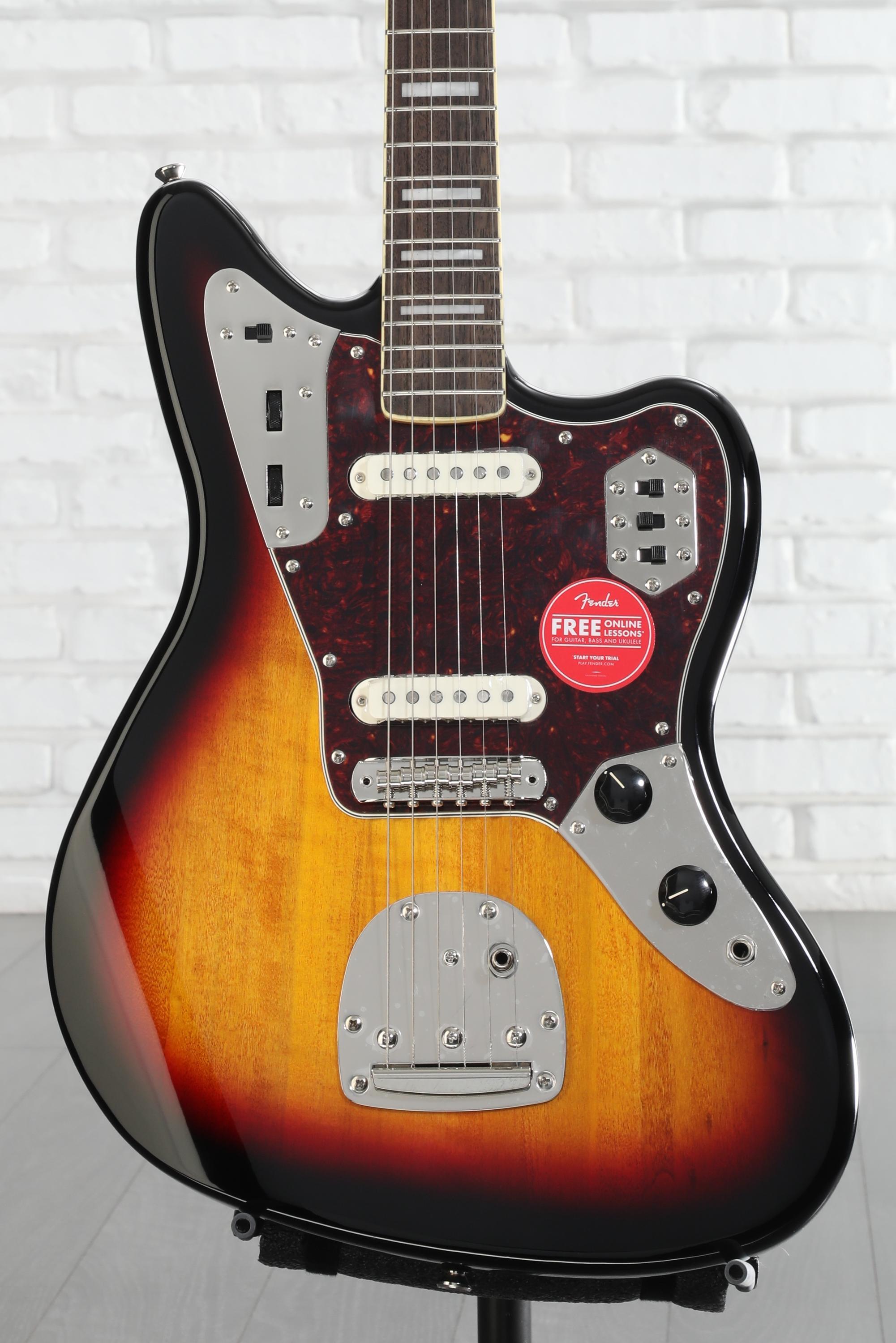 Squier Classic Vibe '70s Jaguar - 3-Tone Sunburst | Sweetwater