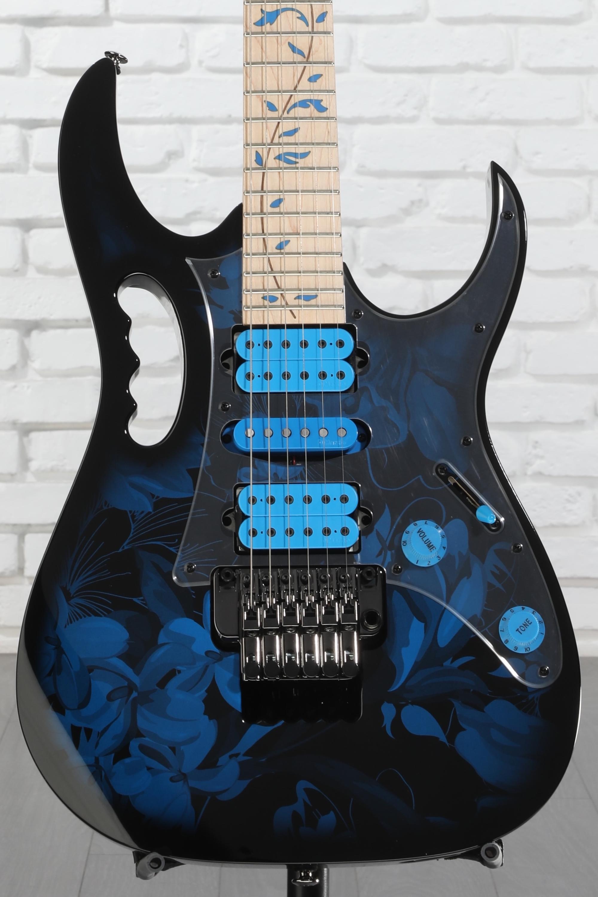 Ibanez Steve Vai Signature JEM77 - Blue Floral Pattern