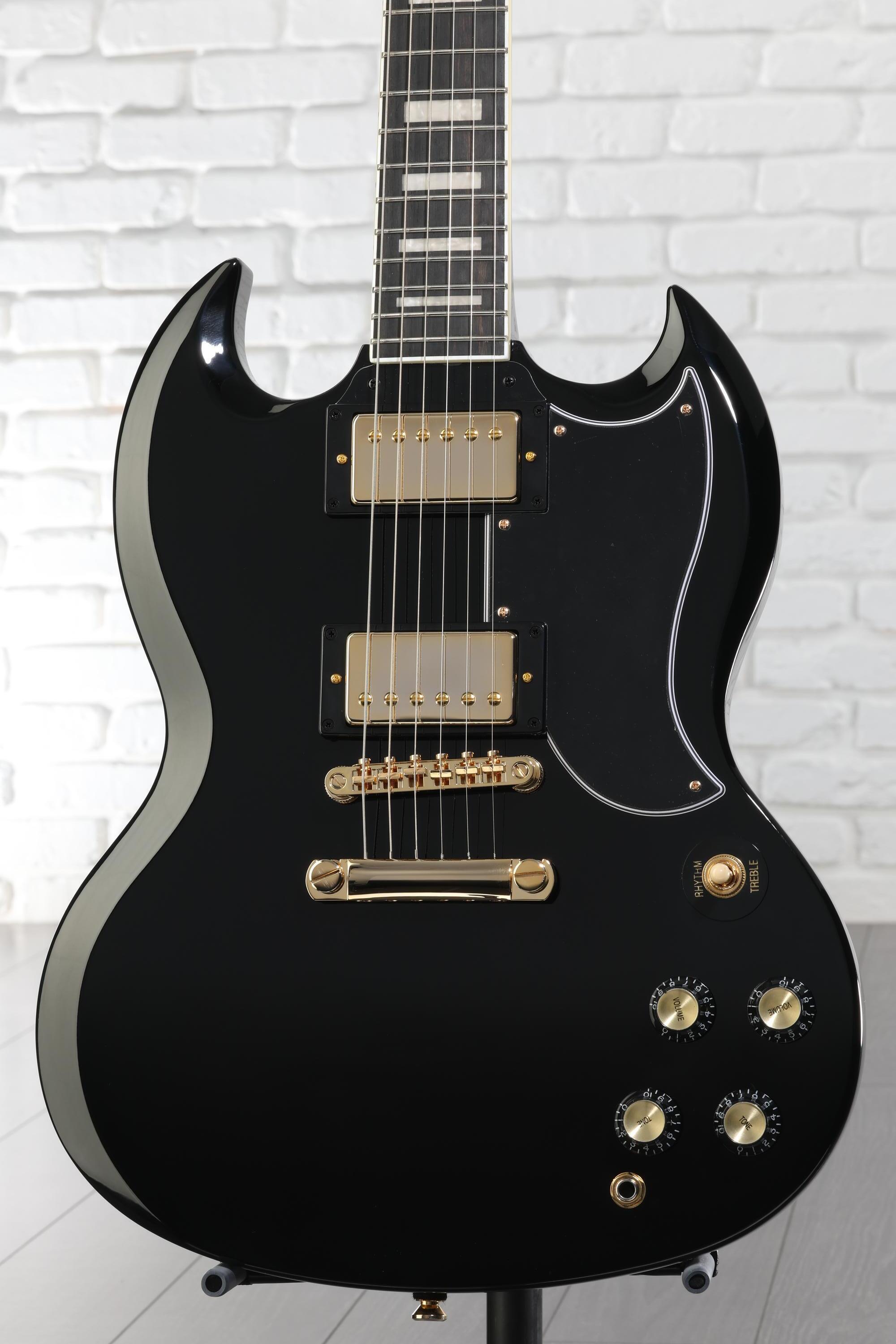 Epiphone SG Custom Electric Guitar - Ebony | Sweetwater