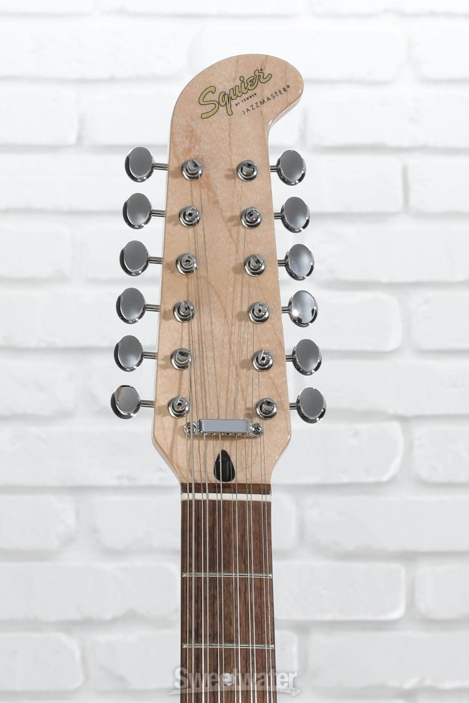 Squier Paranormal Jazzmaster XII 12-string Electric Guitar - Olympic White