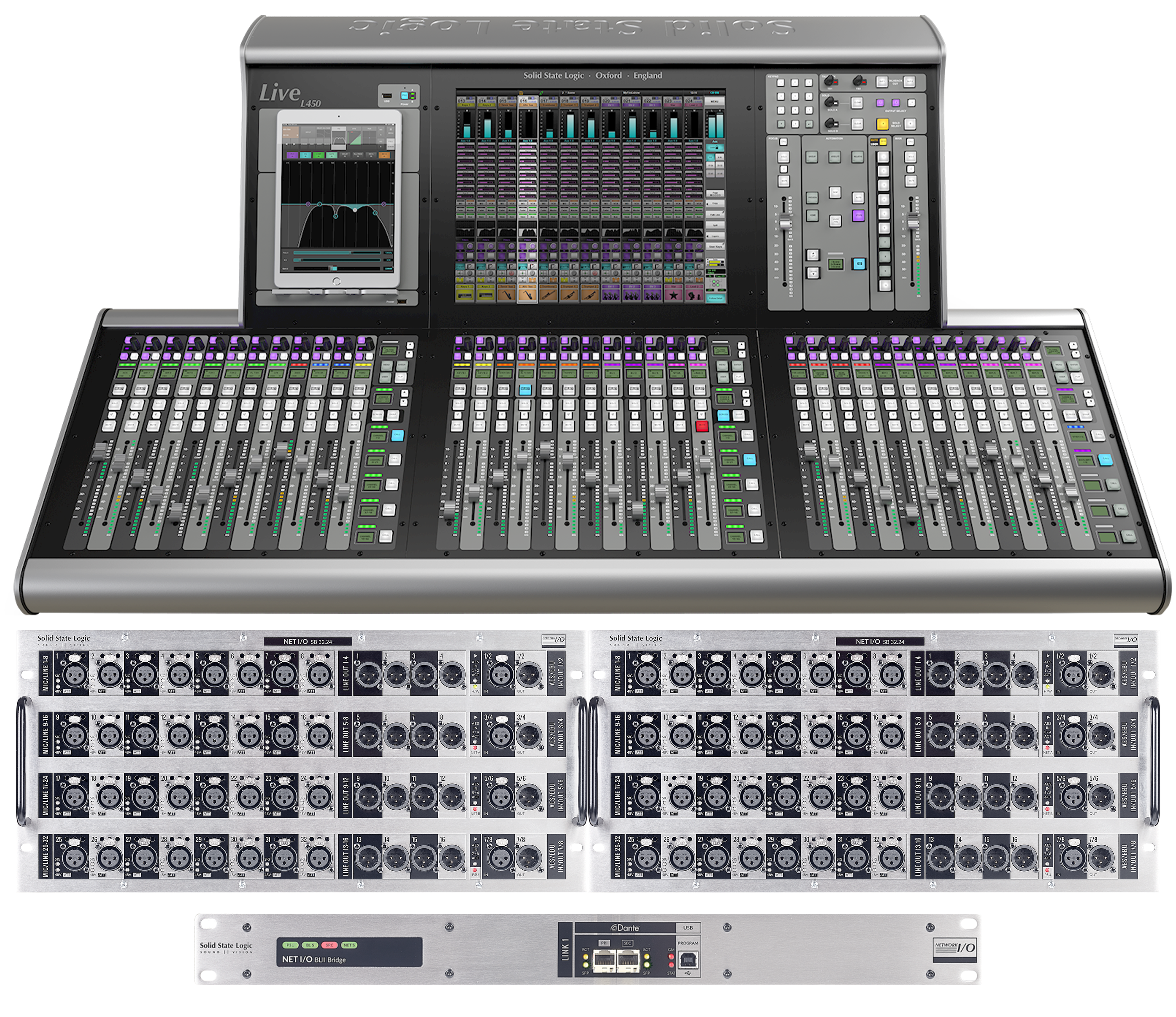 Solid State Logic L450 Live Console Dante Bundle | Sweetwater
