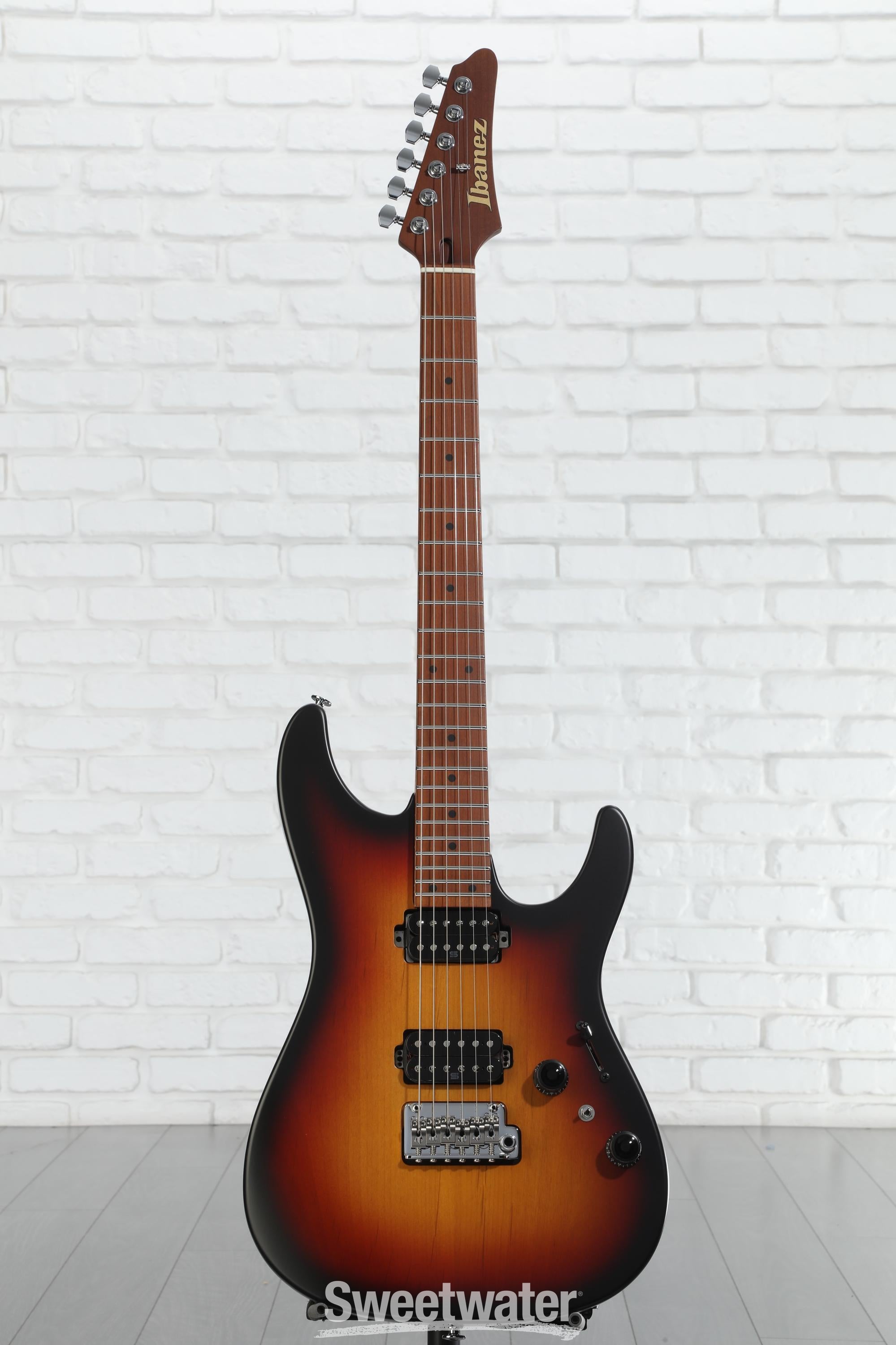 Ibanez Prestige AZ2402 Electric Guitar - Tri Burst Fade Flat