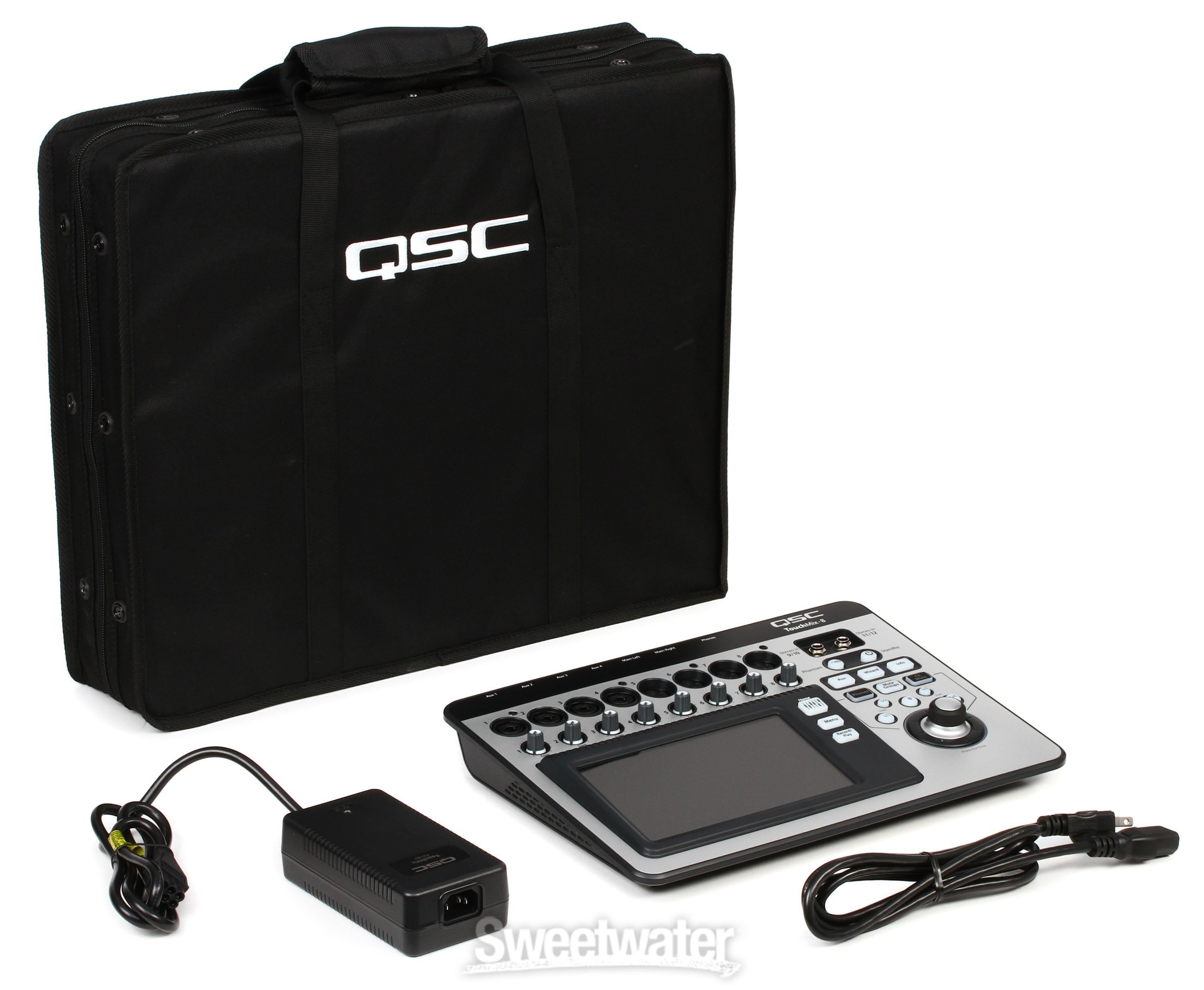QSC TouchMix-8 14-channel Touchscreen Digital Mixer | Sweetwater QSC TouchMix-8 14-channel Touchscreen Digital Mixer | Sweetwater